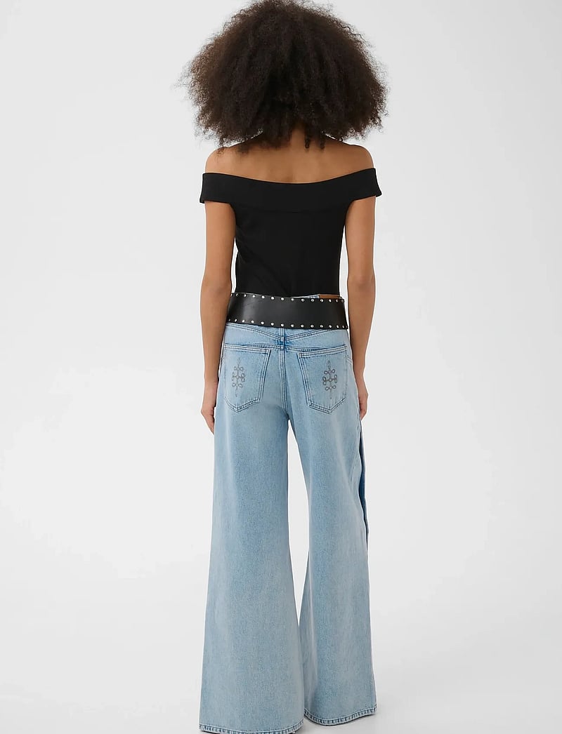 Gestuz - BXGgrenee belt - læderbælter - black - 4