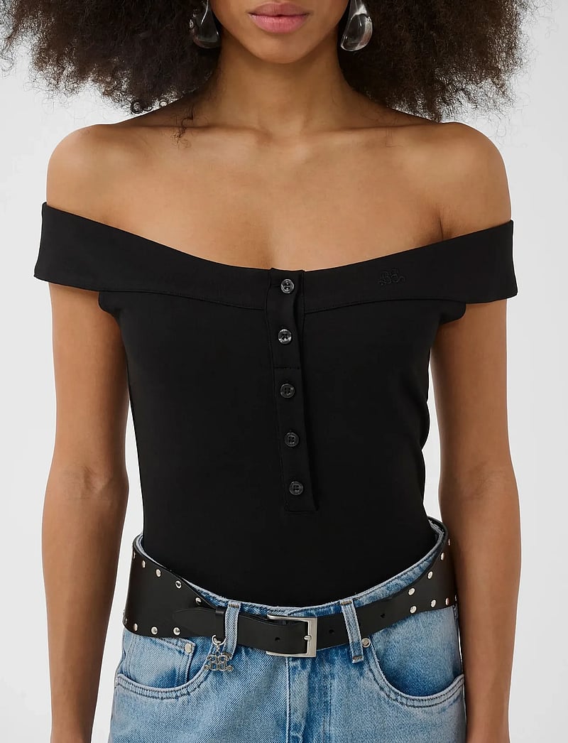 Gestuz - BXGgrenee belt - læderbælter - black - 5