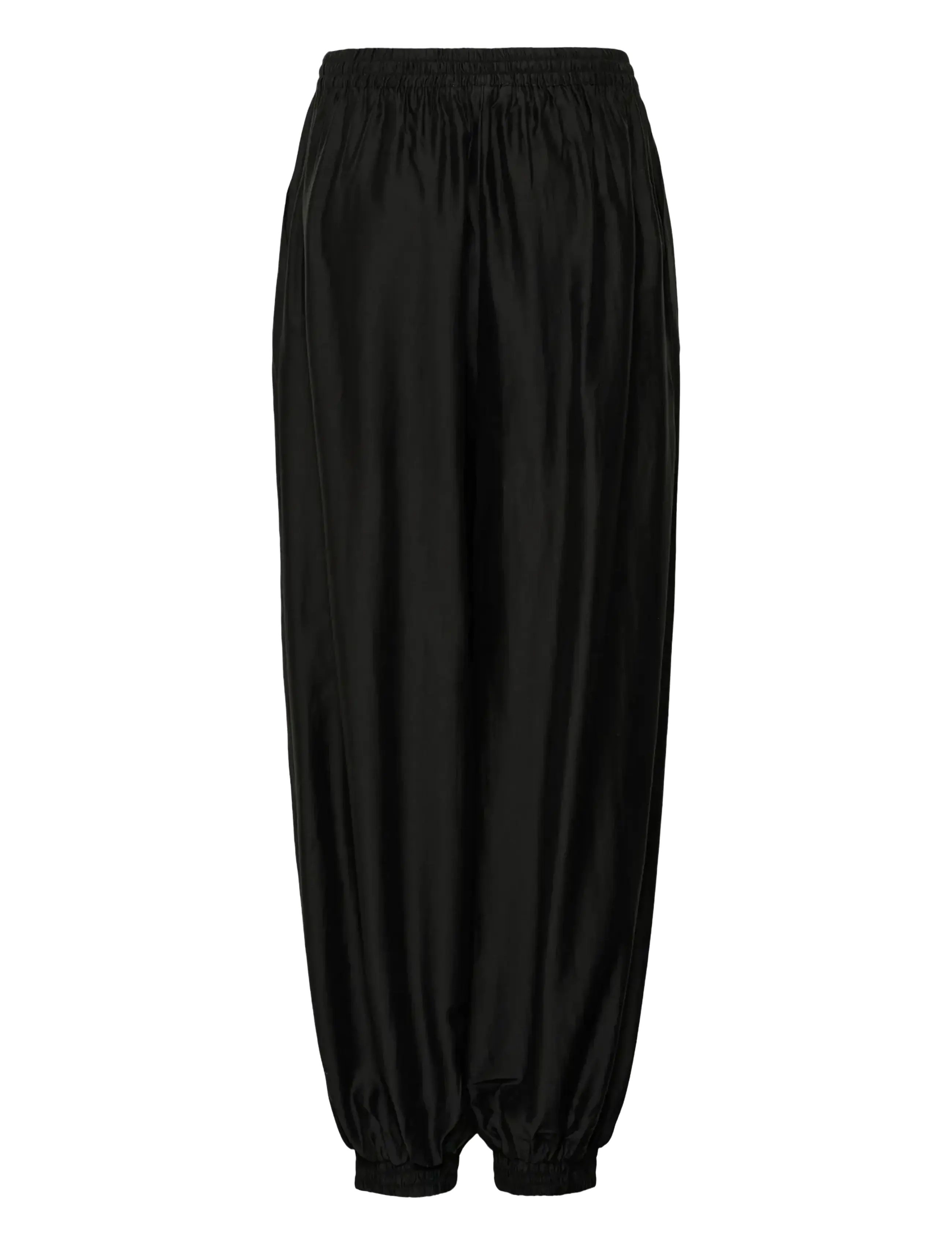 Gestuz - GZsiora HW balloon pants - hosen mit geradem bein - black - 2