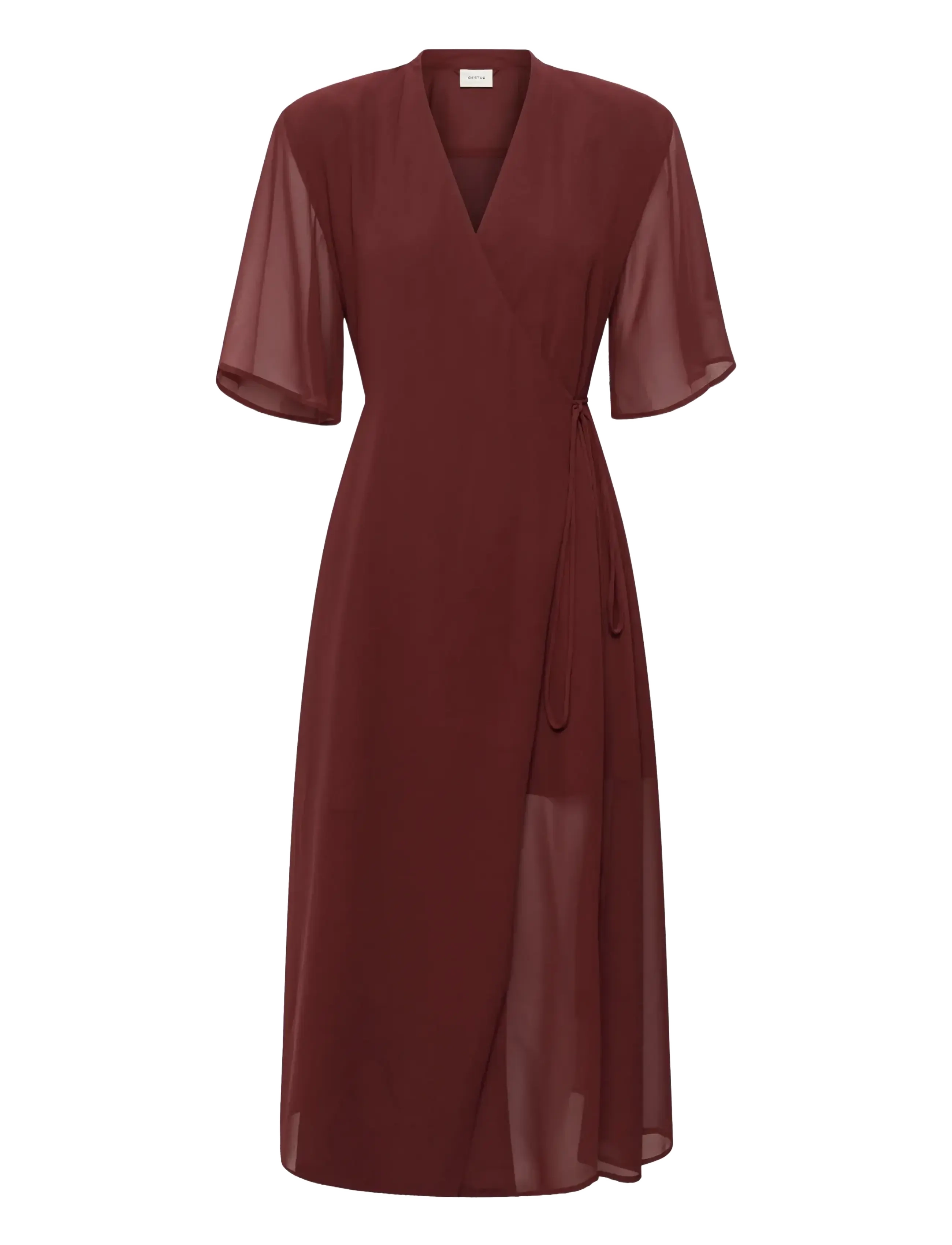 Gestuz - GZdorah wrap dress - wickelkleider - cabernet - 1