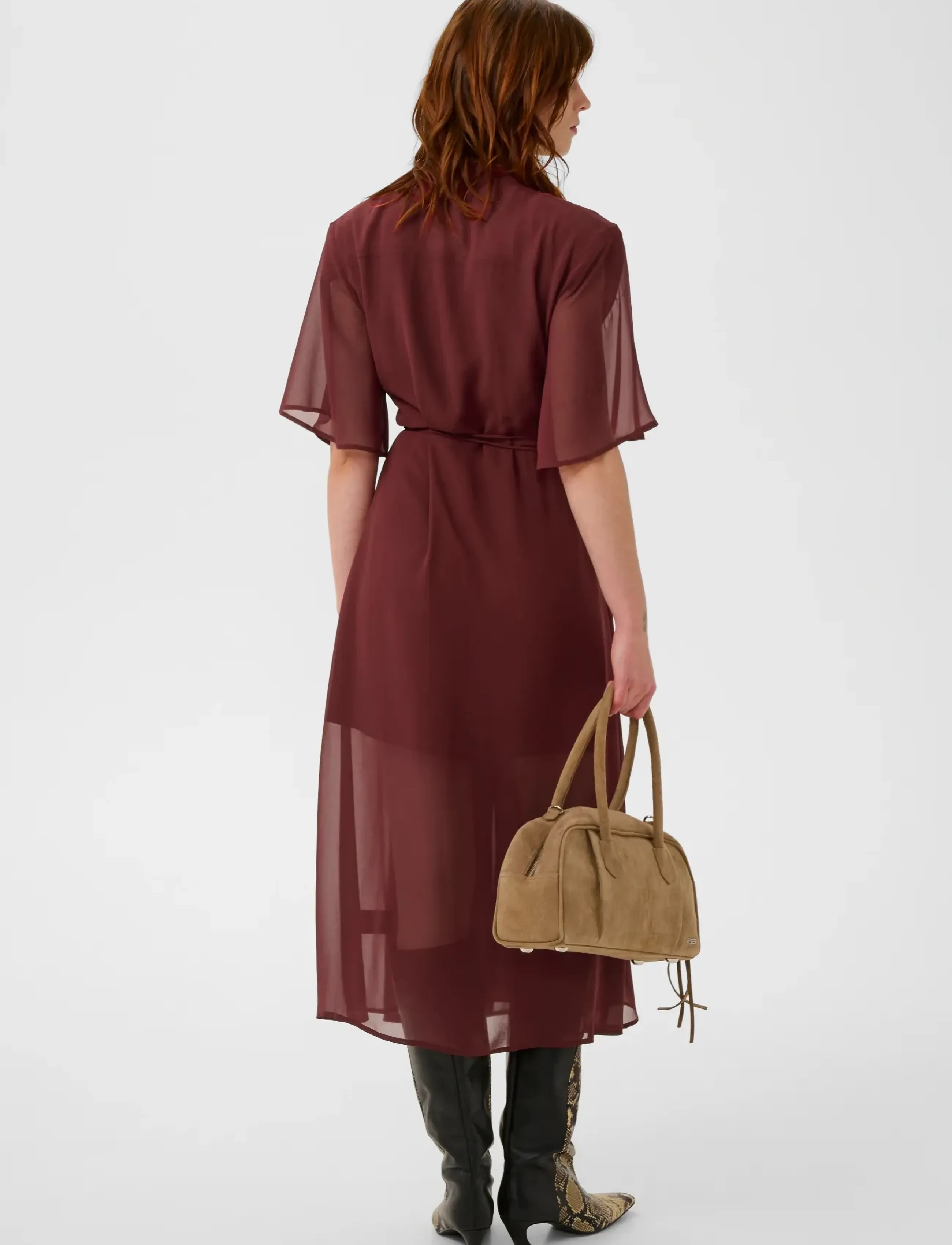 Gestuz Gzdorah Wrap Dress, 38, Dresses, Burgunderrot - Frauen