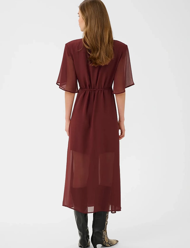 Gestuz - GZdorah wrap dress - wickelkleider - cabernet - 4