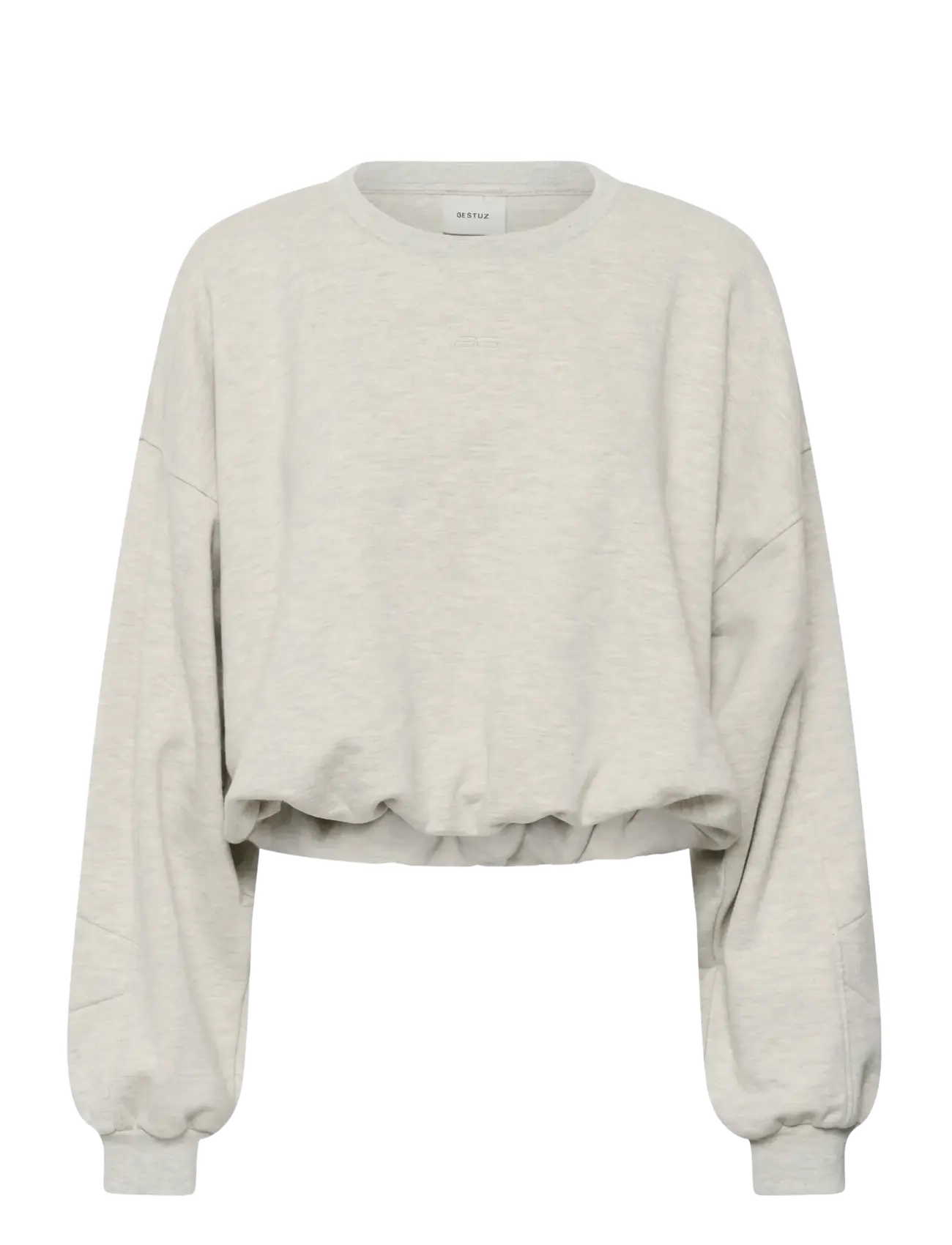 Gestuz GZkahla mel sweatshirt - Sweatshirts - ULTRA LIGHT GREY MÉLANGE / grey