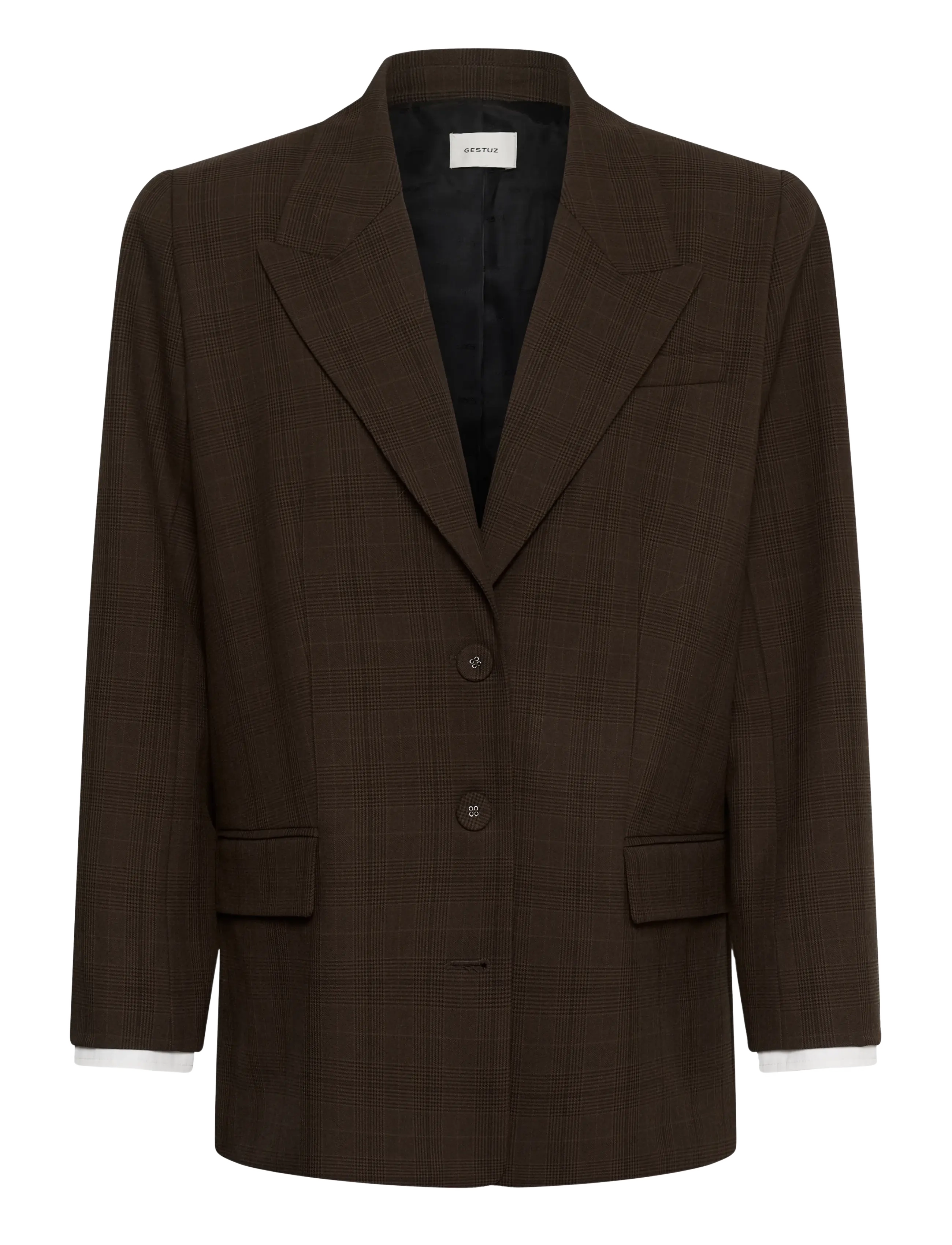 Gestuz GZlavana blazer - Mode trends - BROWN CHECK / brown