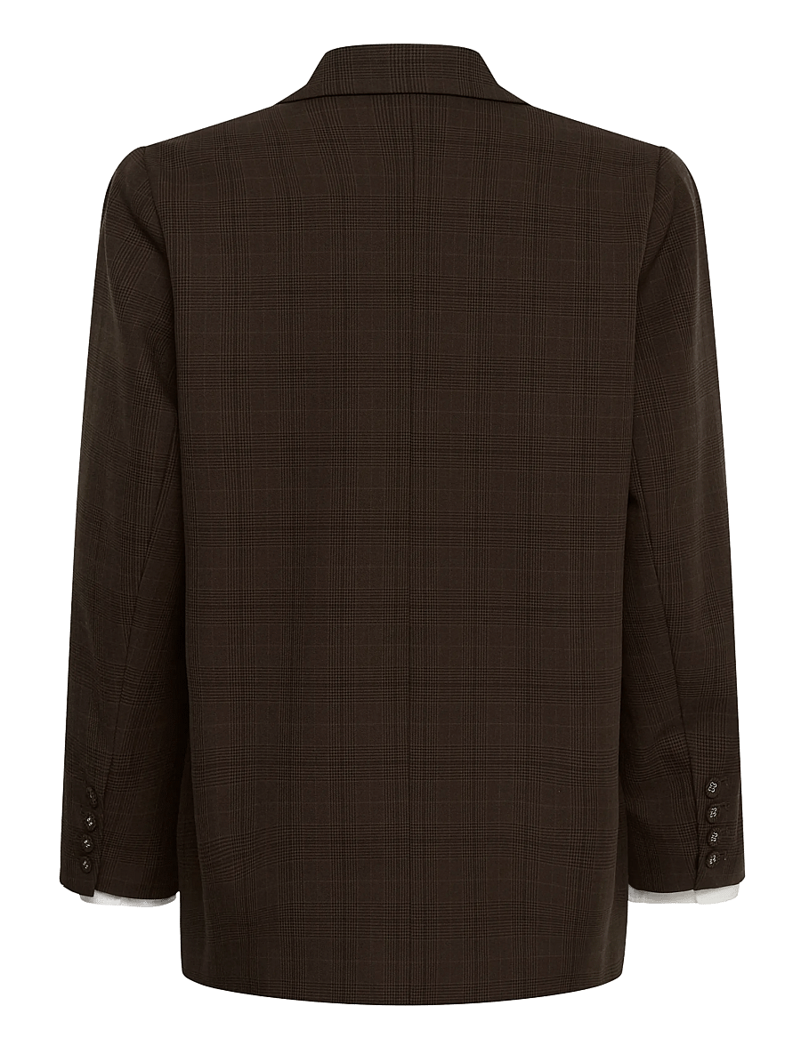 Gestuz - GZlavana blazer - brown check - 1