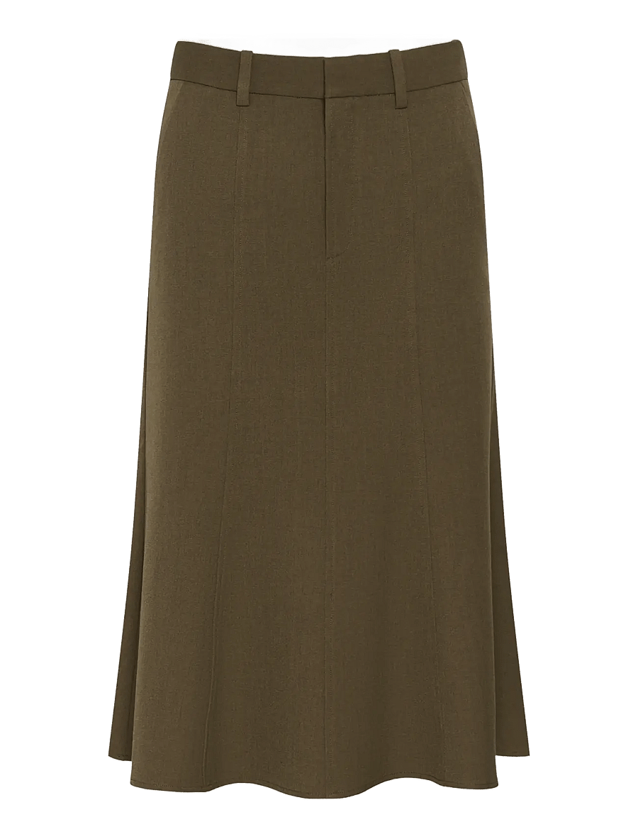 Gestuz - GZstacy HW skirt - midi kjolar - slate black melange - 0