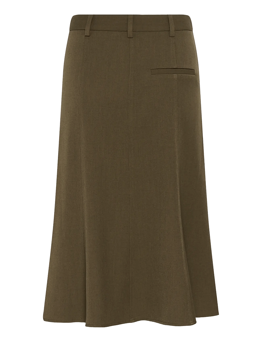 Gestuz - GZstacy HW skirt - midi kjolar - slate black melange - 1