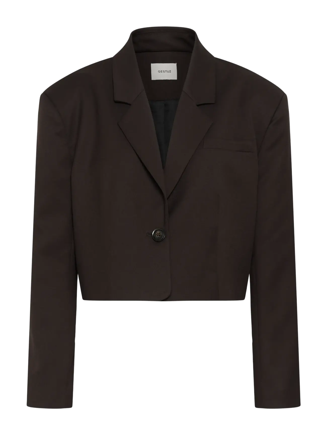 Gestuz GZpaula short blazer - Cropped blazers - GANACHE / brown