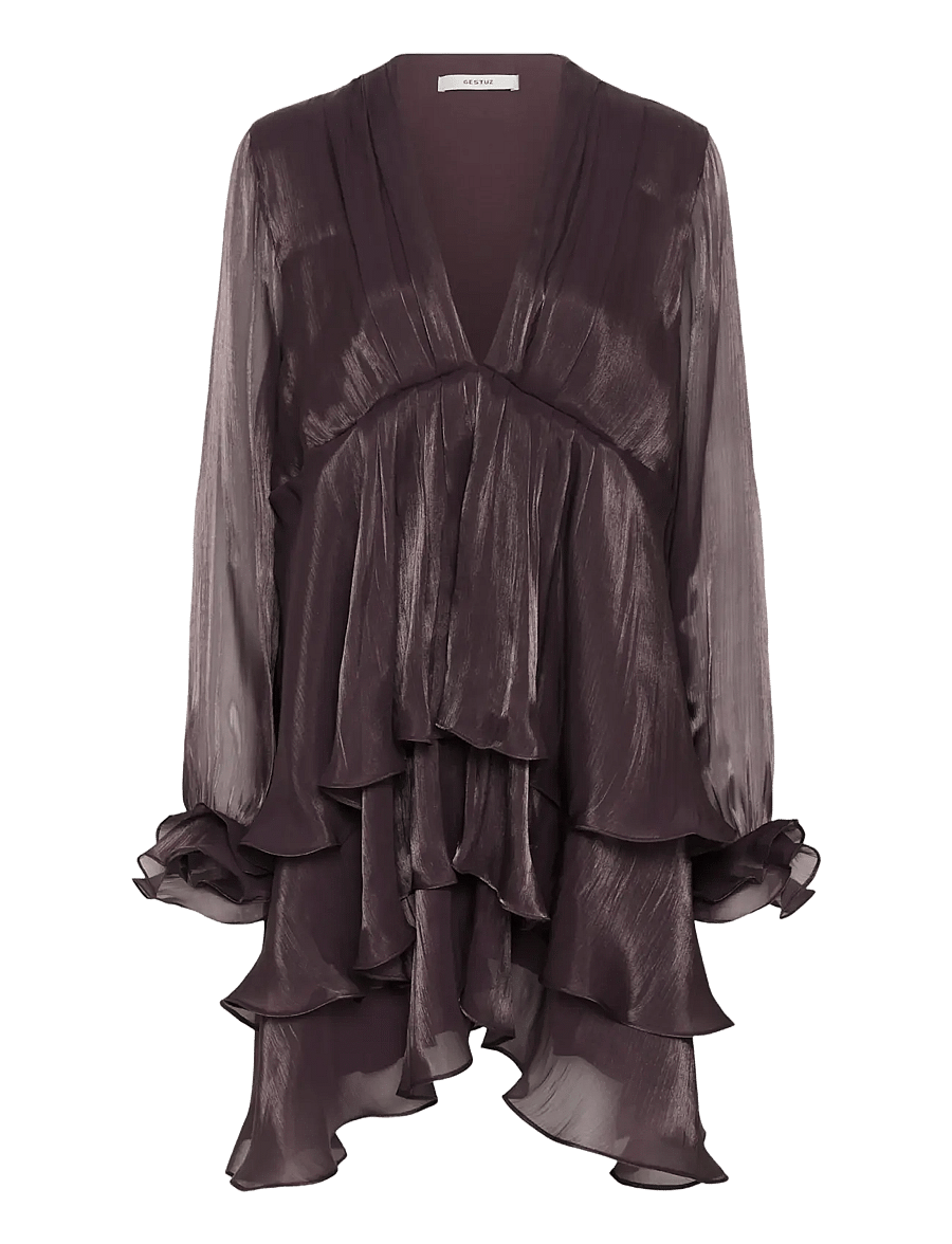 Gestuz - GZlicie dress - cocktailkleider - deep plum - 0