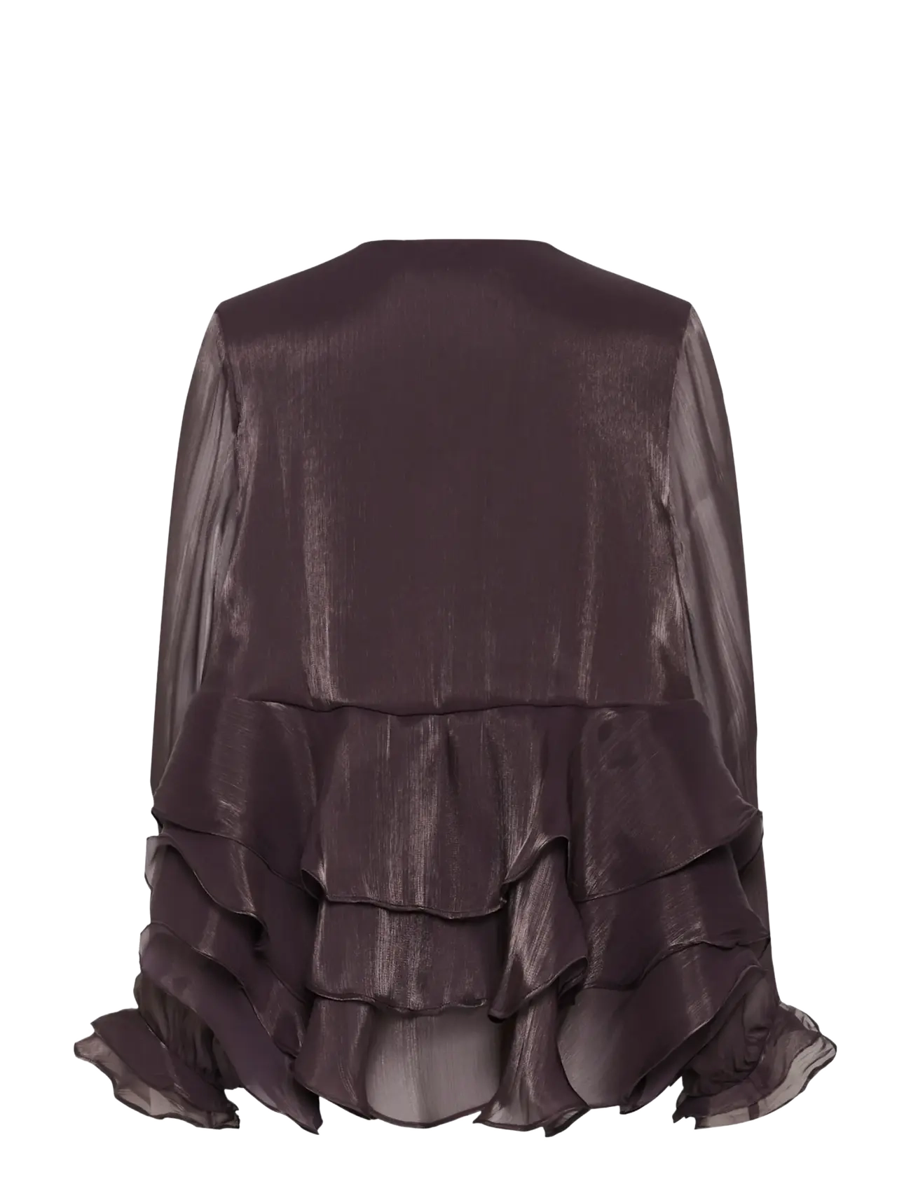 Gestuz - GZlicie blouse - långärmade blusar - deep plum - 1