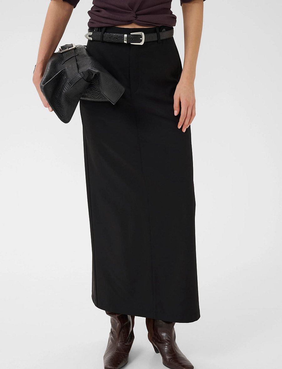 Gestuz - GZpaula HW pencil skirt - maxikjolar - black - 2