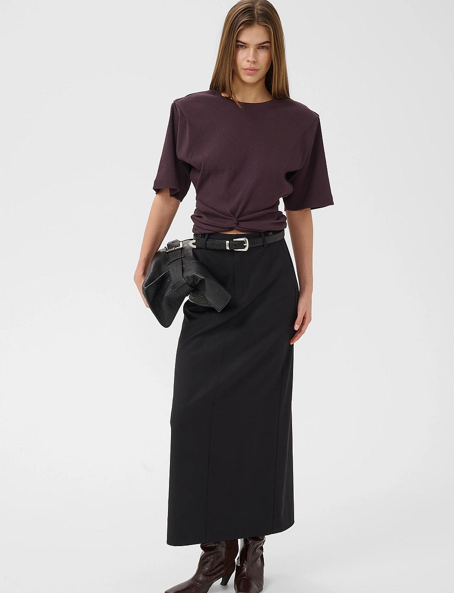 Gestuz - GZpaula HW pencil skirt - maxikjolar - black - 3