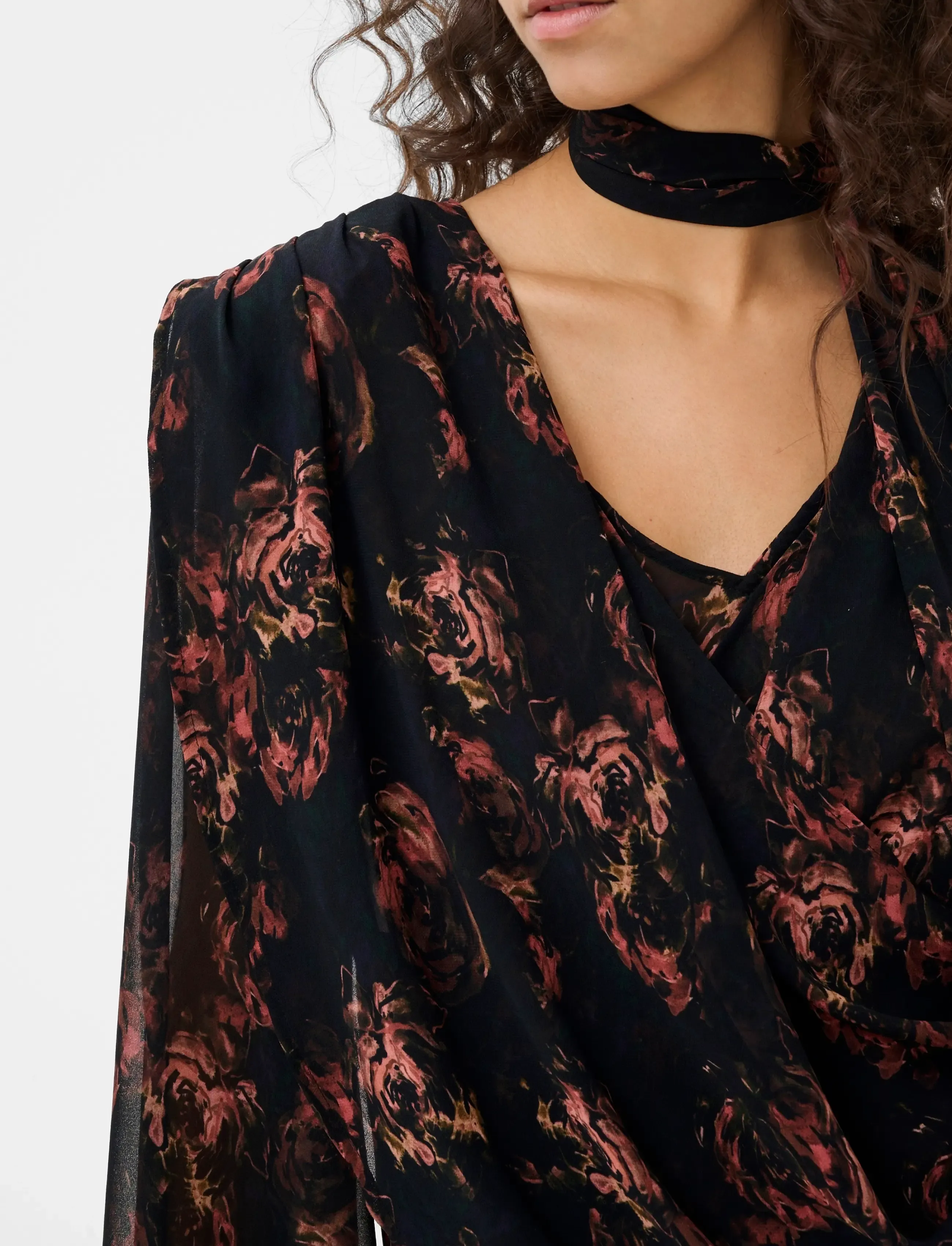 Gestuz - GZleean P blouse - pikkade varrukatega pluusid - dark roses - 5