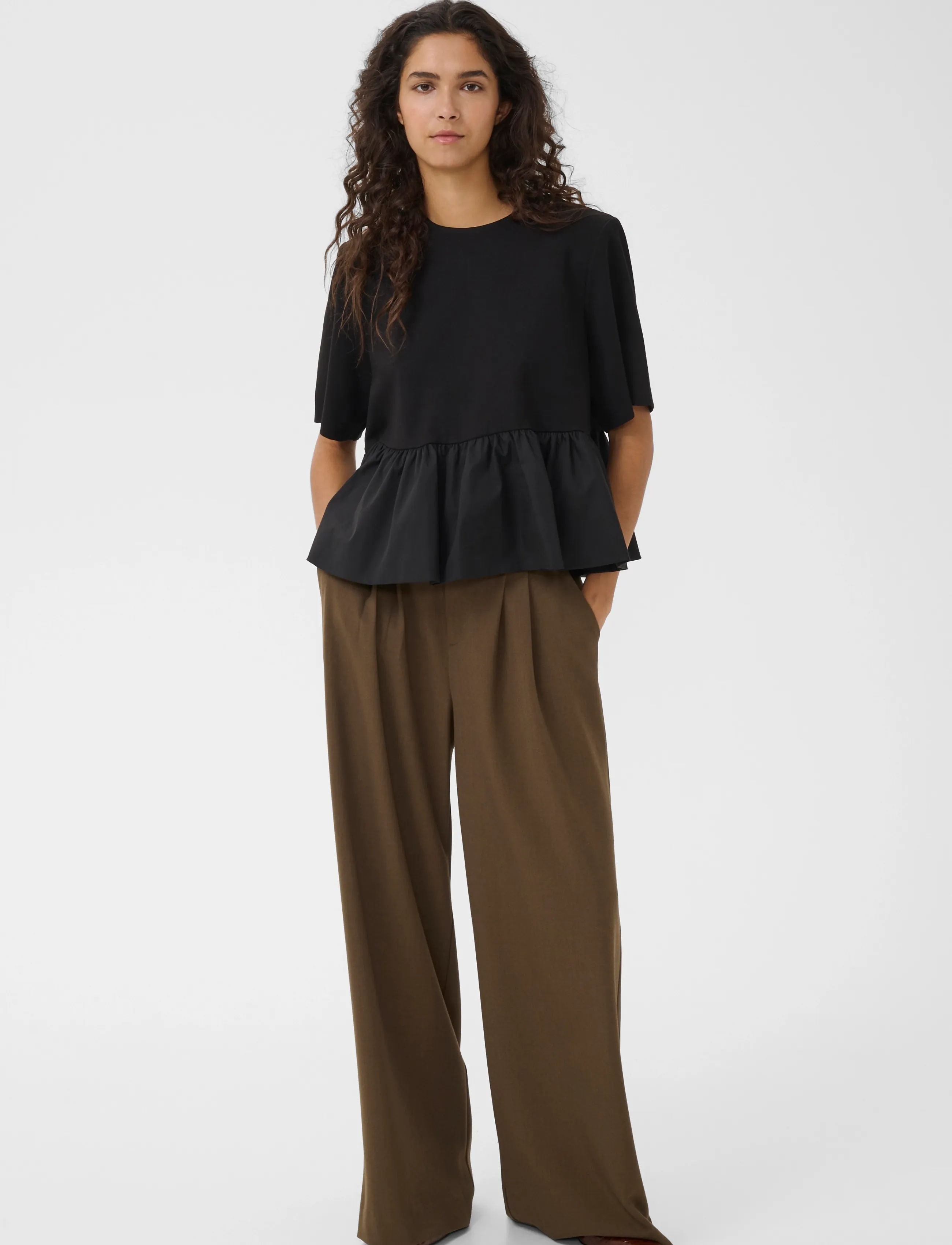 Gestuz - GZerin blouse - lühikeste varrukatega pluusid - black - 3