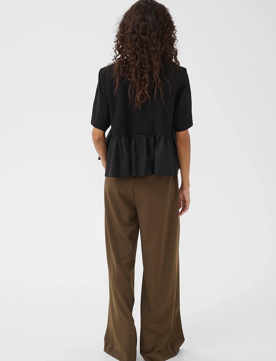 Gestuz - GZerin blouse - lühikeste varrukatega pluusid - black - 4