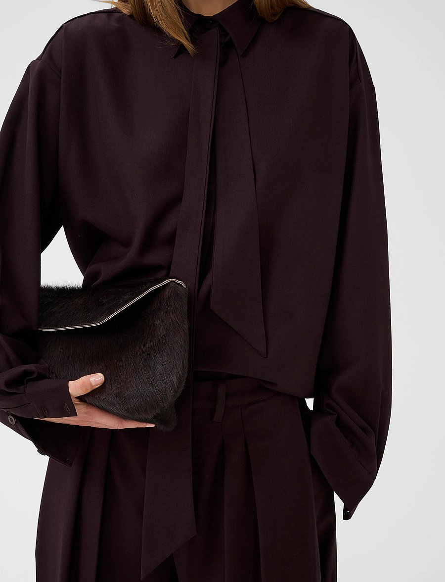 Gestuz - GZschany shirt - långärmade skjortor - deep plum - 5