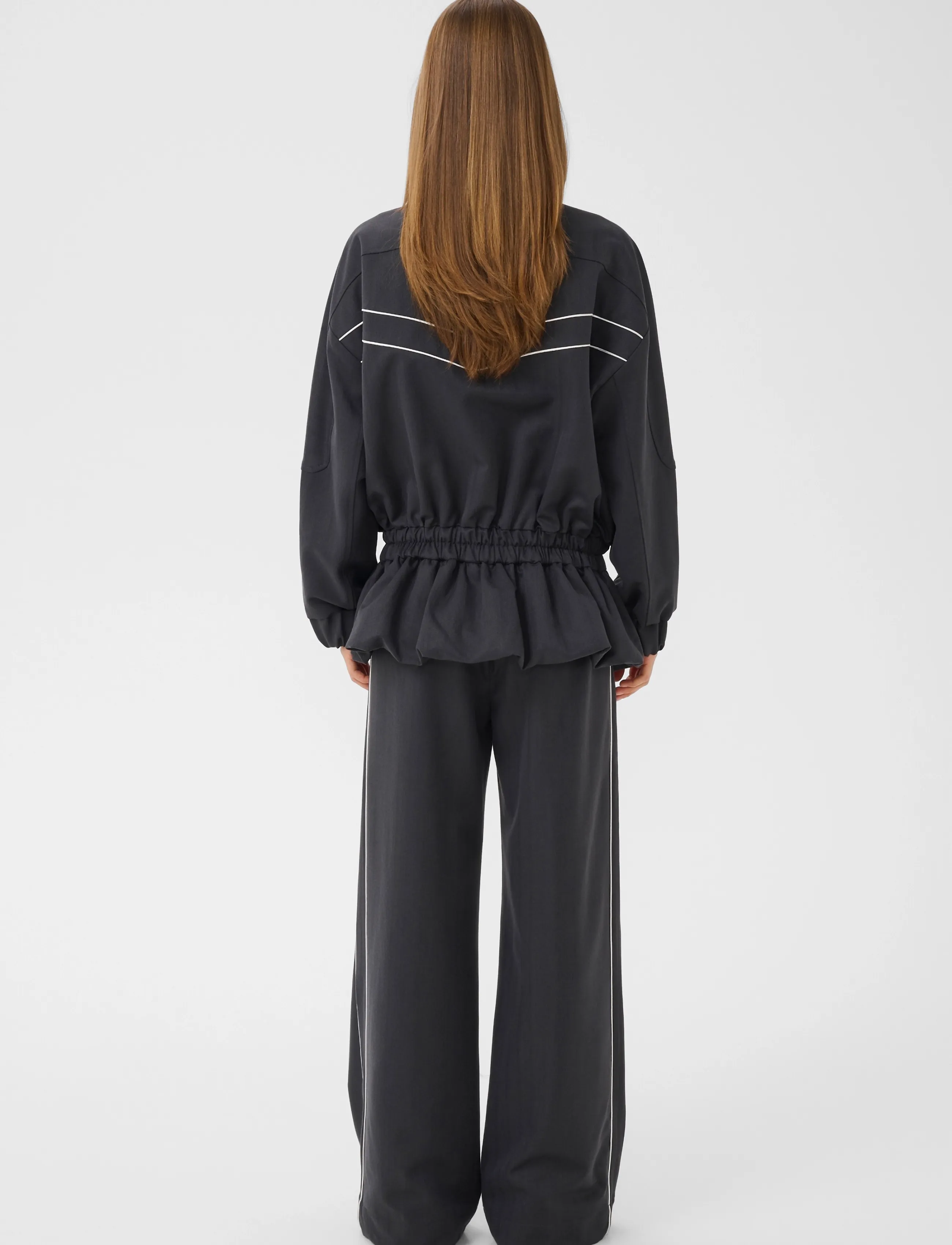 Gestuz - GZalezia jacket - grey herringbone - 4