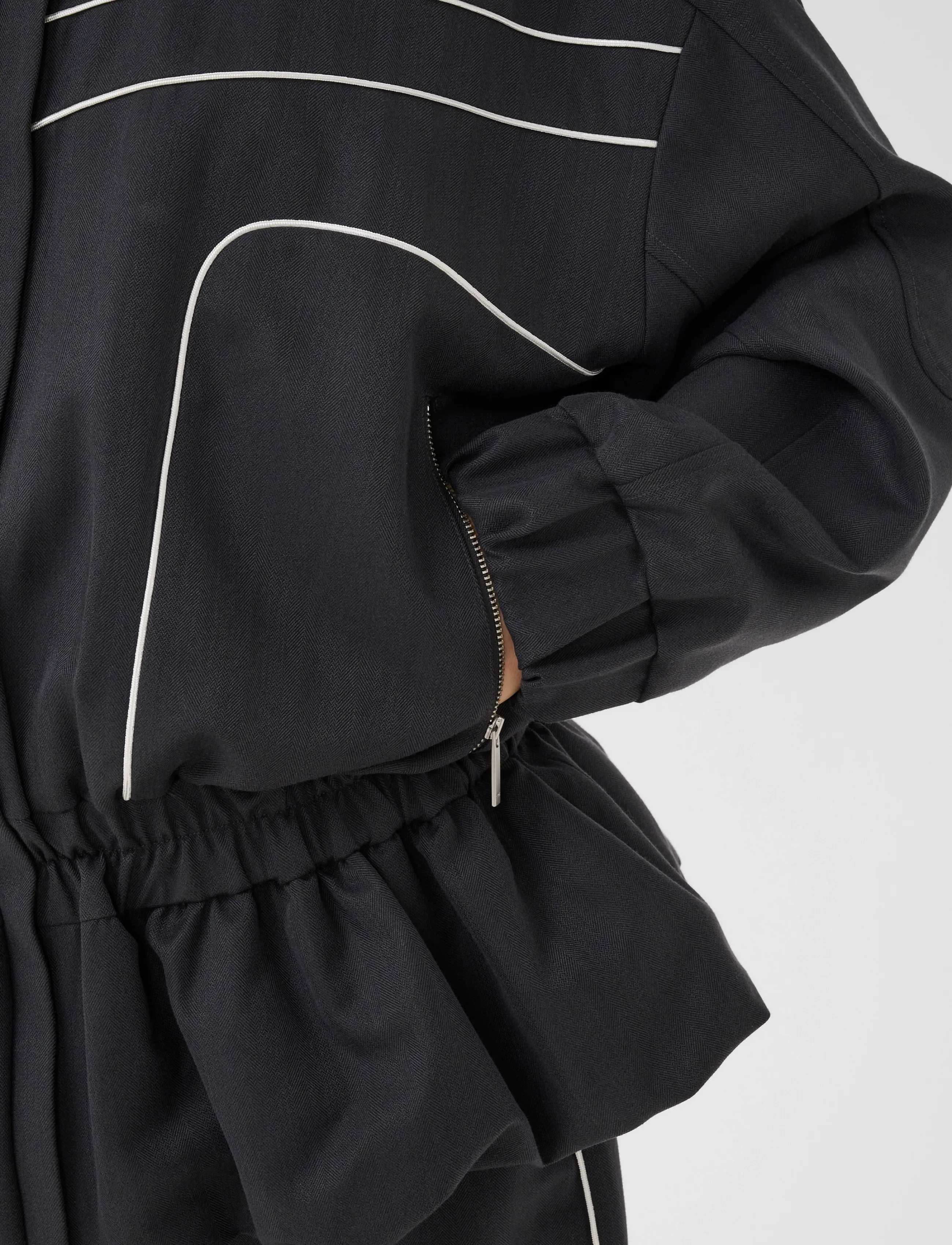 Gestuz - GZalezia jacket - grey herringbone - 5