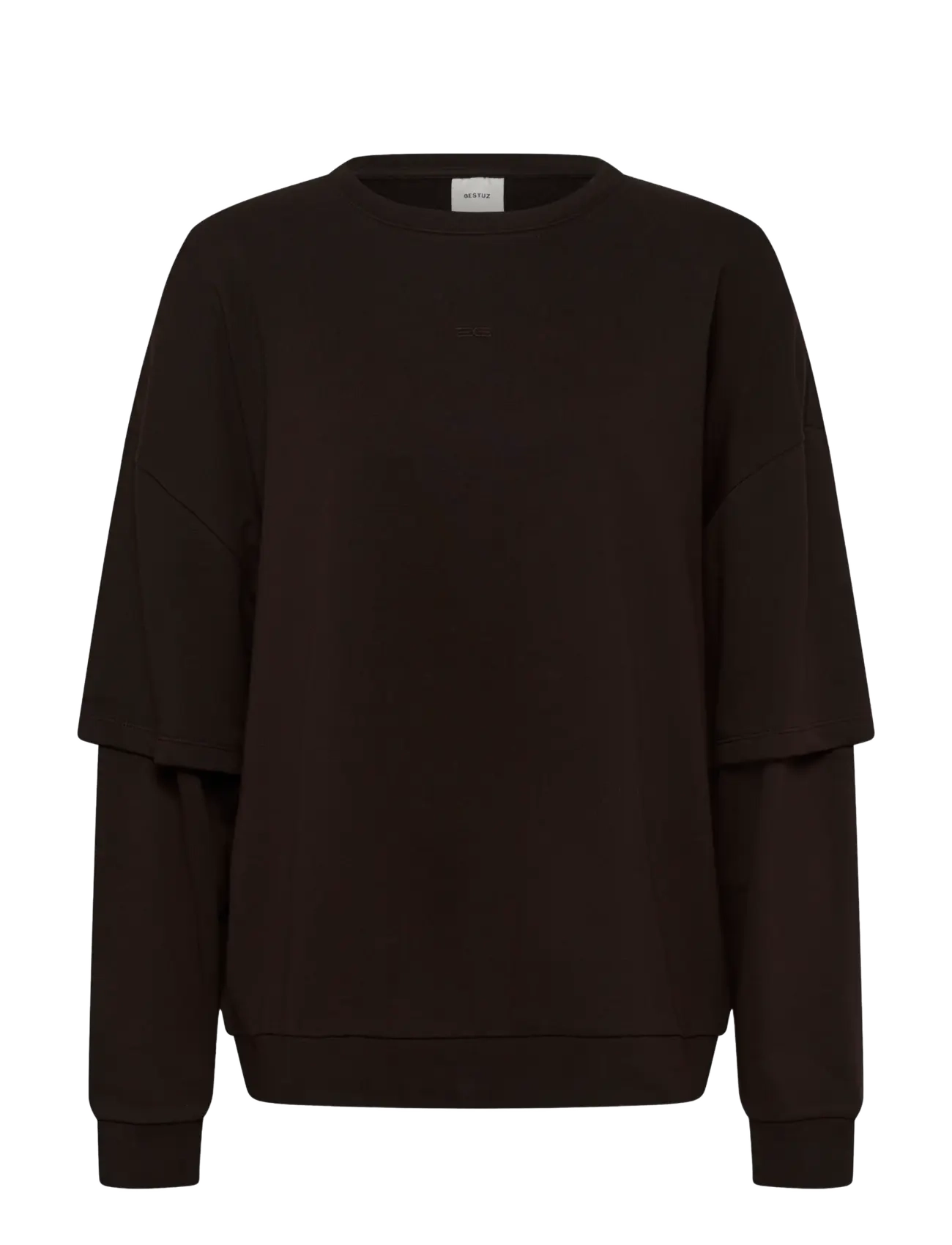Gestuz GZgilsa layered sweatshirt - Sweatshirts & Kapuzenpullover - GANACHE / brown