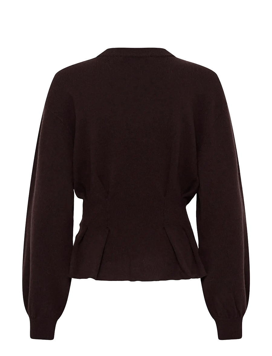 Gestuz - GZmanzi waist pullover - kampsunid - ganache - 1