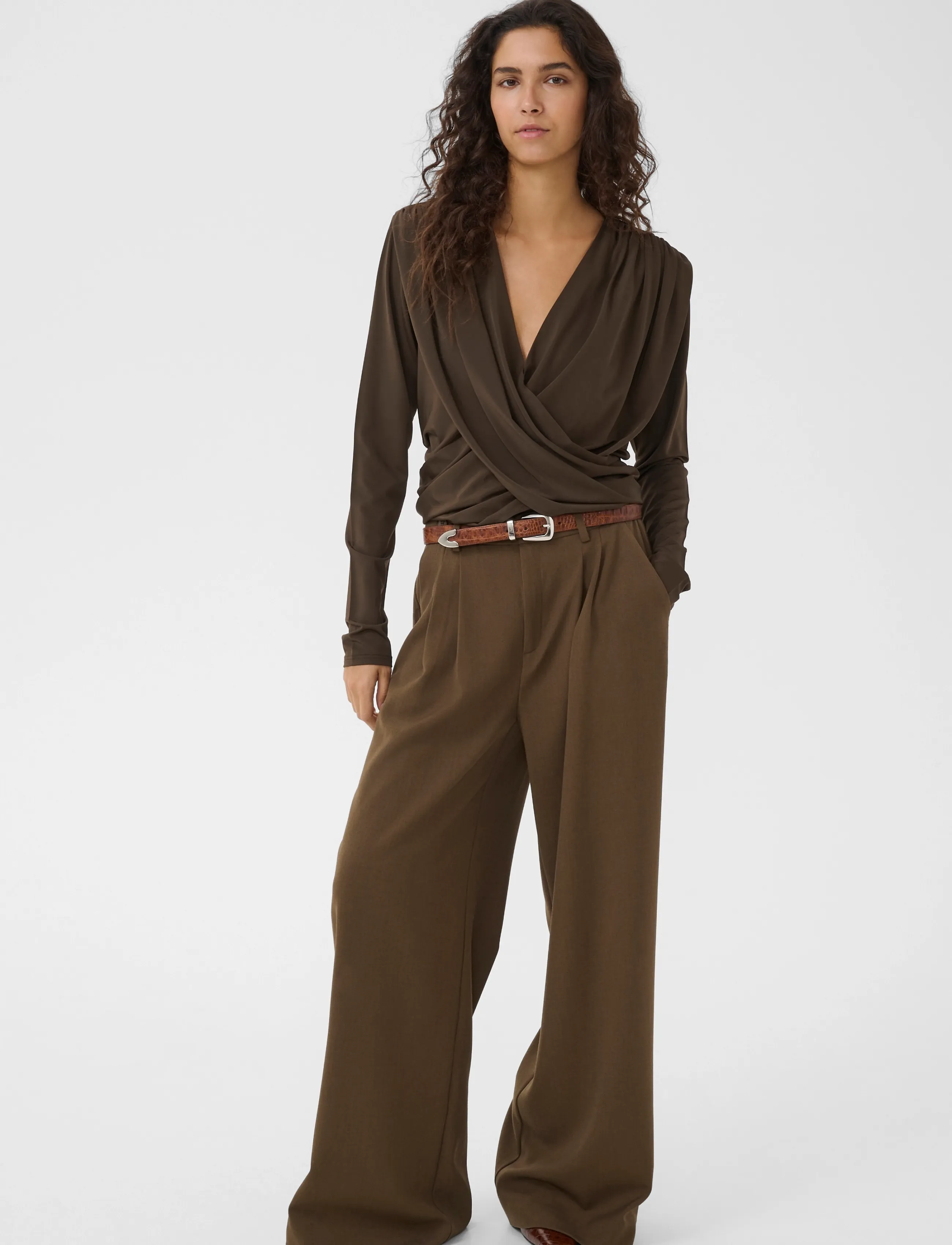 Gestuz - GZjosefi top - langærmede bluser - slate black - 3