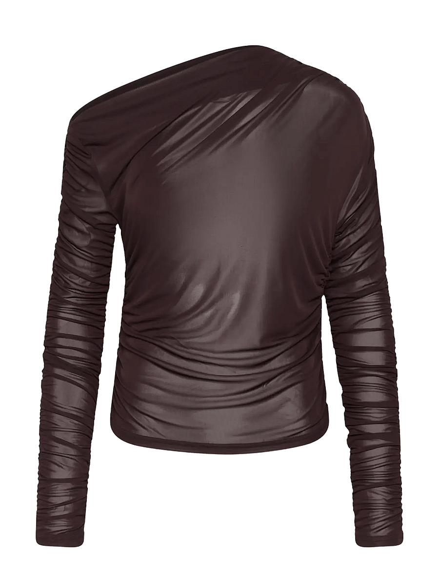 Gestuz - GZsvedae ls top - langärmlige tops - deep plum - 0