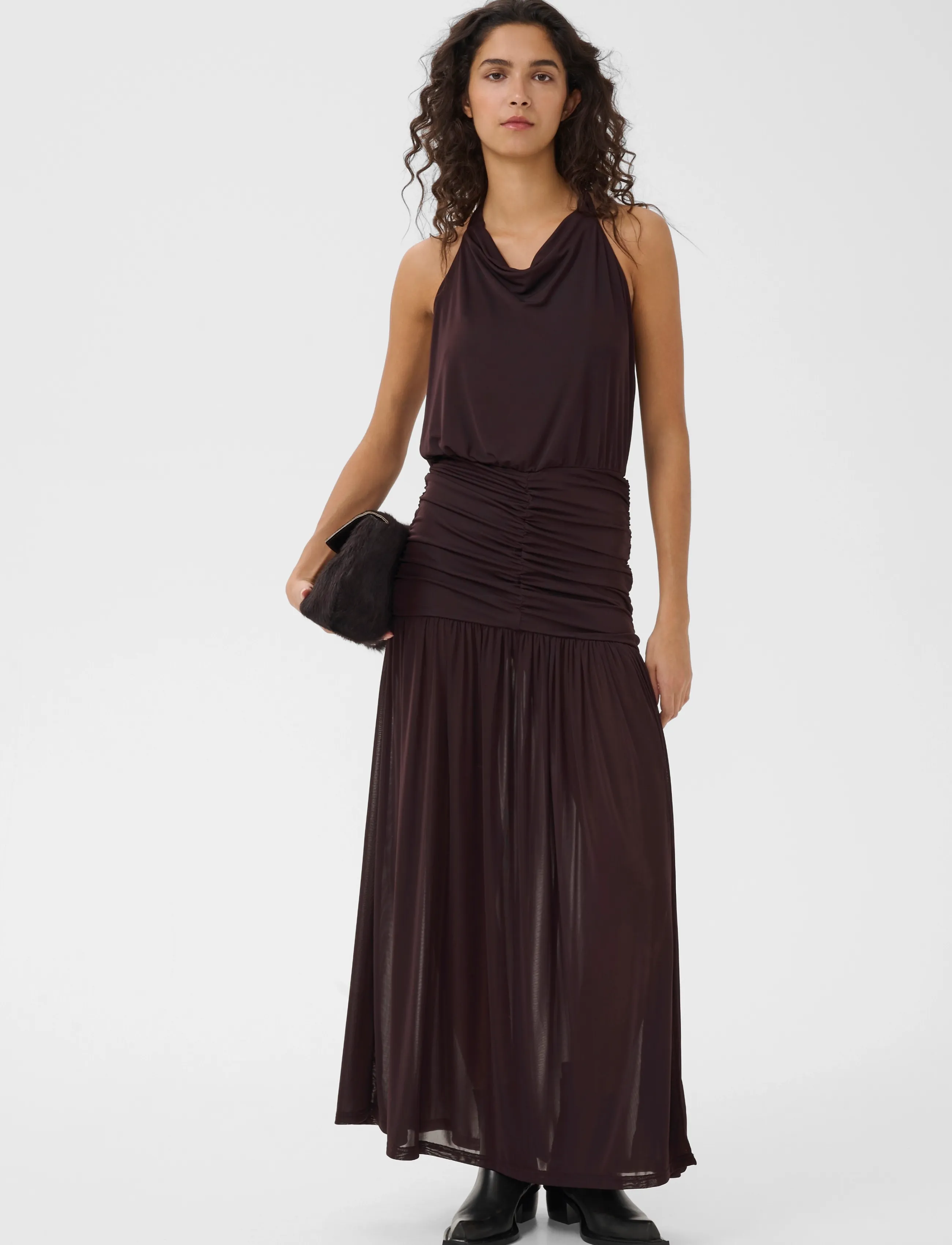 Gestuz - GZsvedae sl dress - deep plum - 3