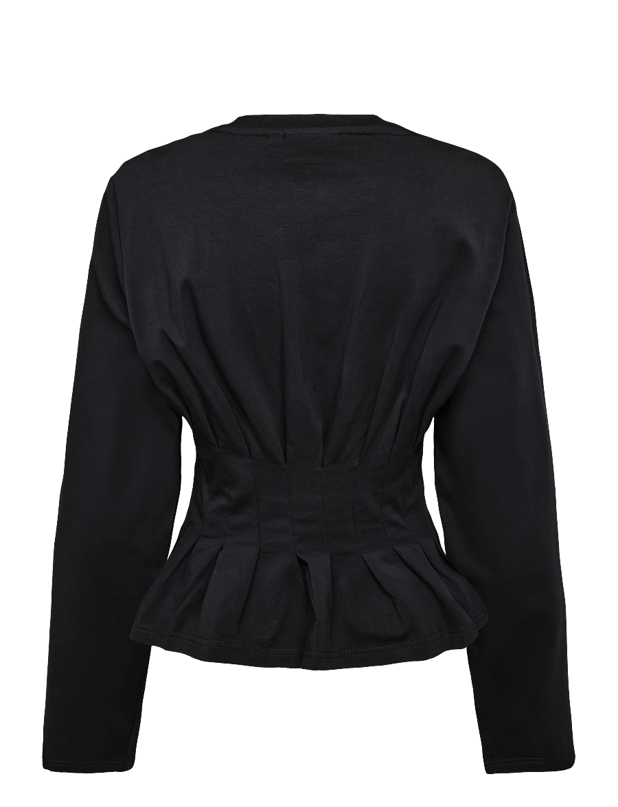 Gestuz - GZinez LS tee - langærmede toppe - black - 1