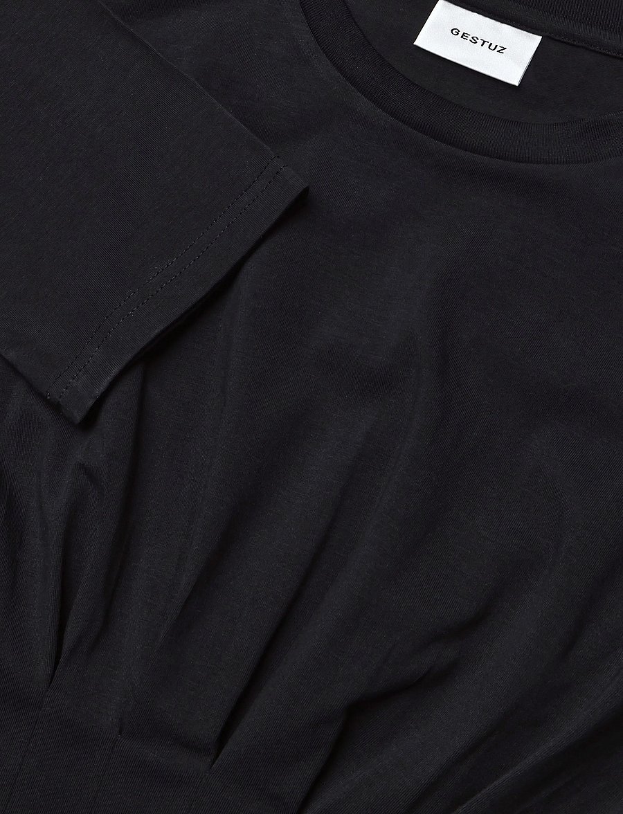Gestuz - GZinez LS tee - langærmede toppe - black - 2