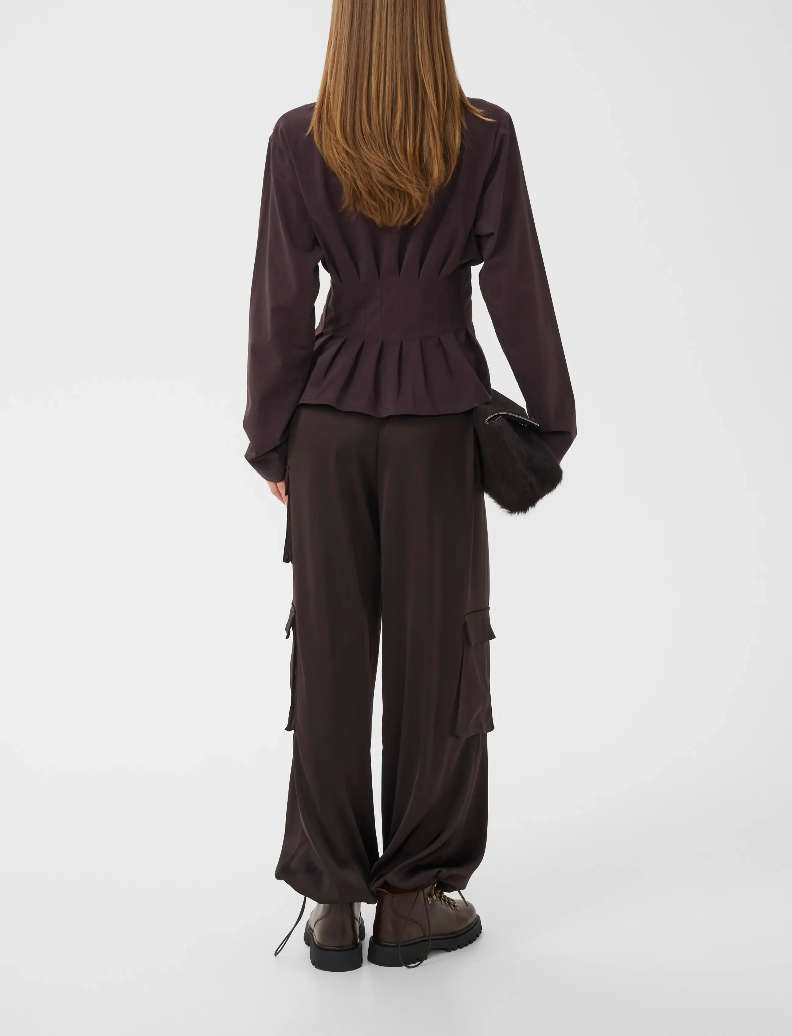 Gestuz - GZinez LS tee - langärmlige tops - ganache - 4
