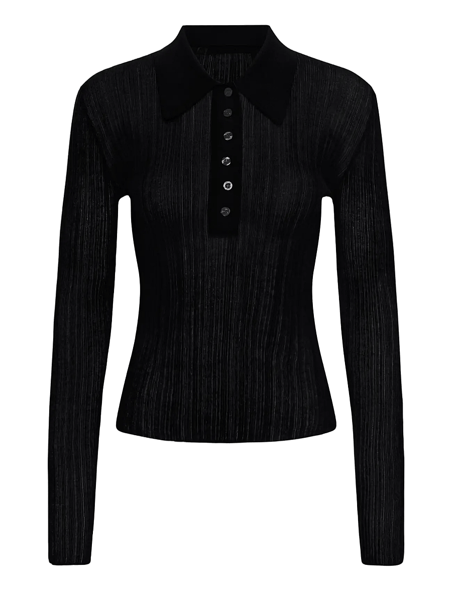 Gestuz - GZclene ls top - kampsunid - black - 0