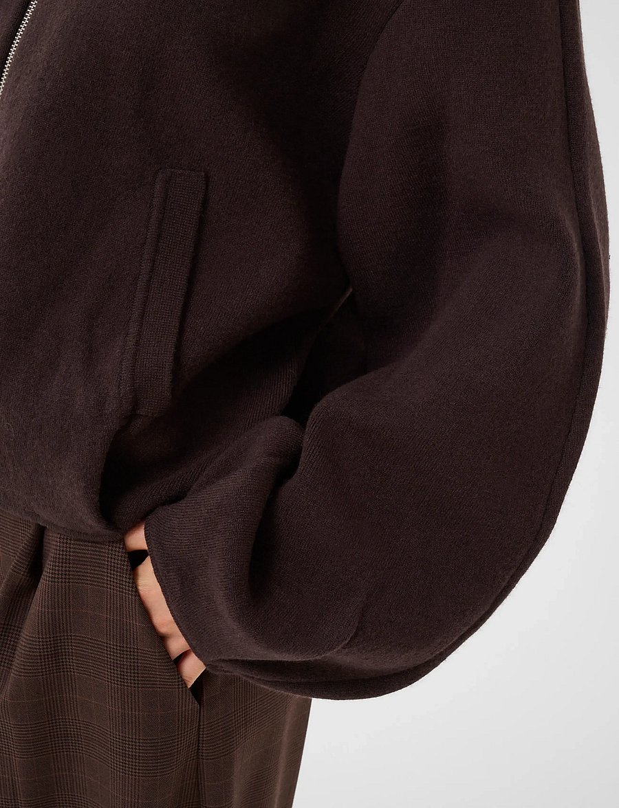 Gestuz - GZvictora cardigan - bomberjakid - ganache - 5