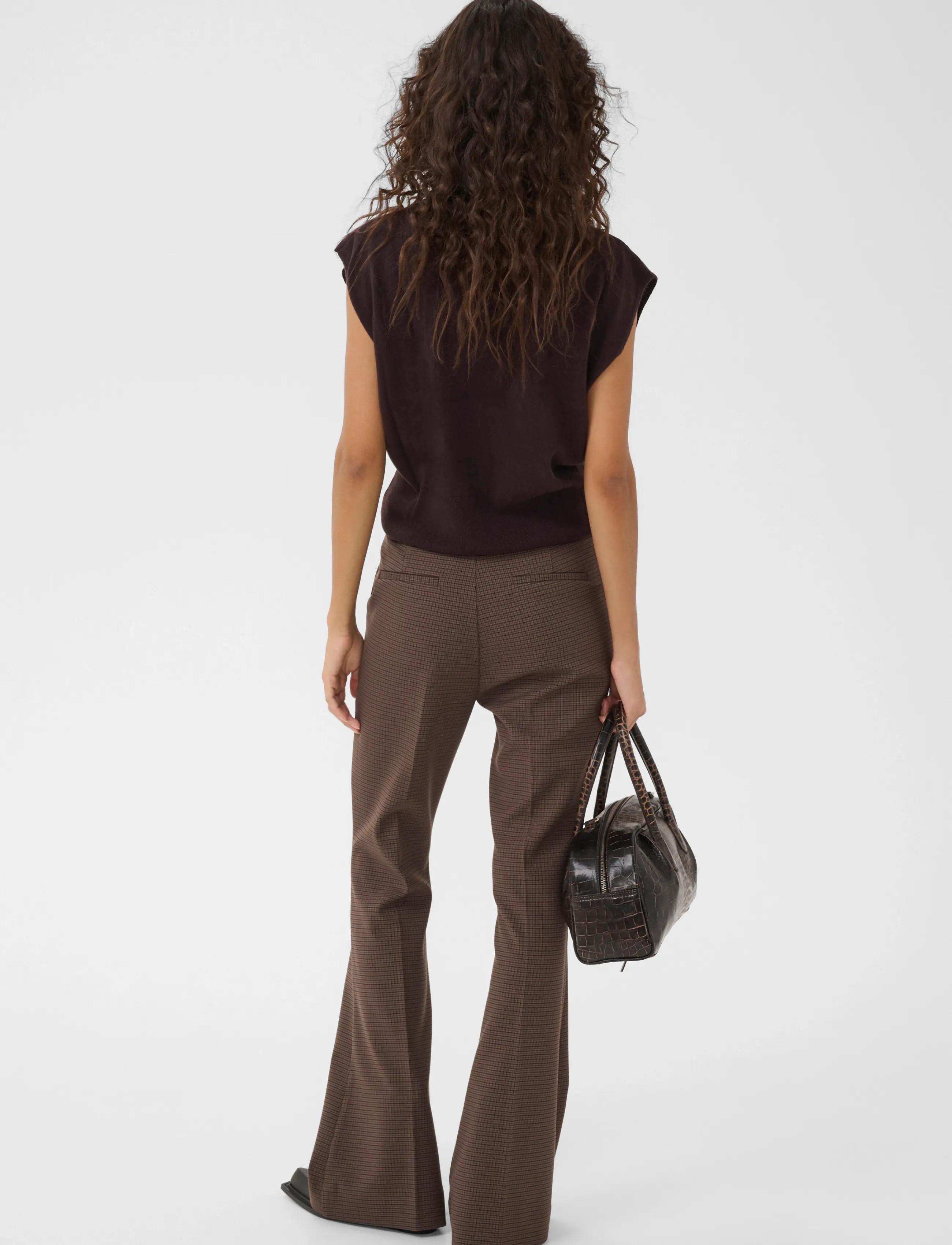 Gestuz - GZmanzi waistcoat - kootud vestid - ganache - 4