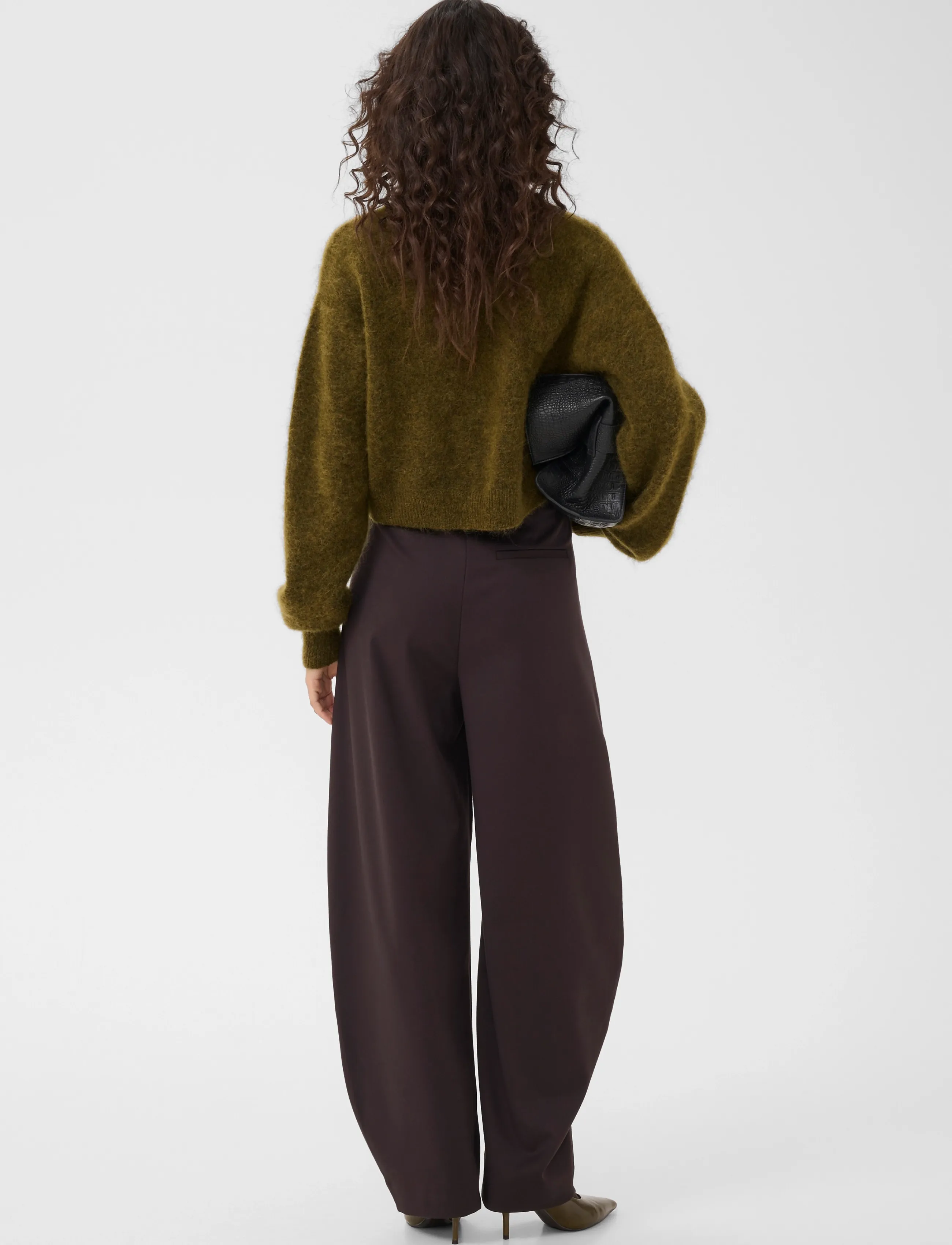 Gestuz - GZdebbie short cardigan - crop tops - plantation melange - 4