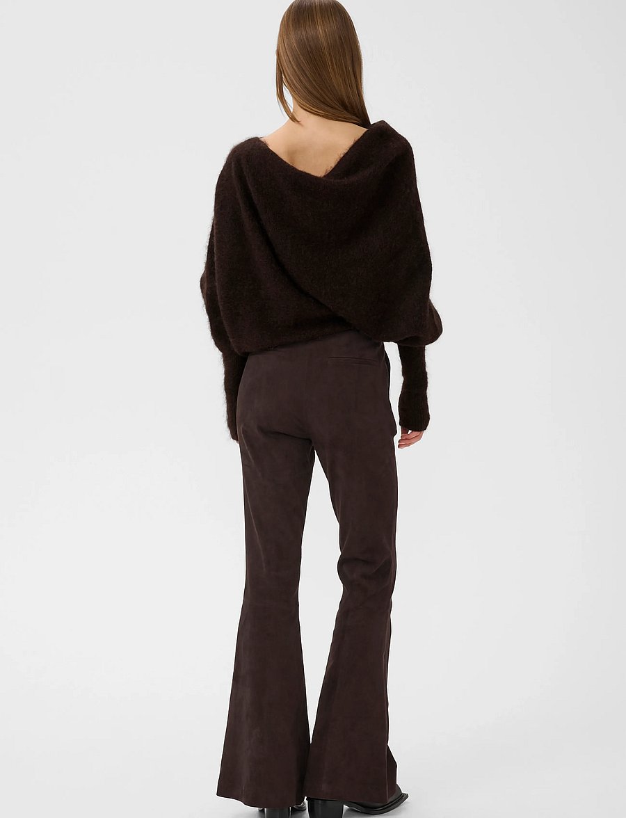 Gestuz - GZdebbie drape pullover - kampsunid - ganache melange - 4