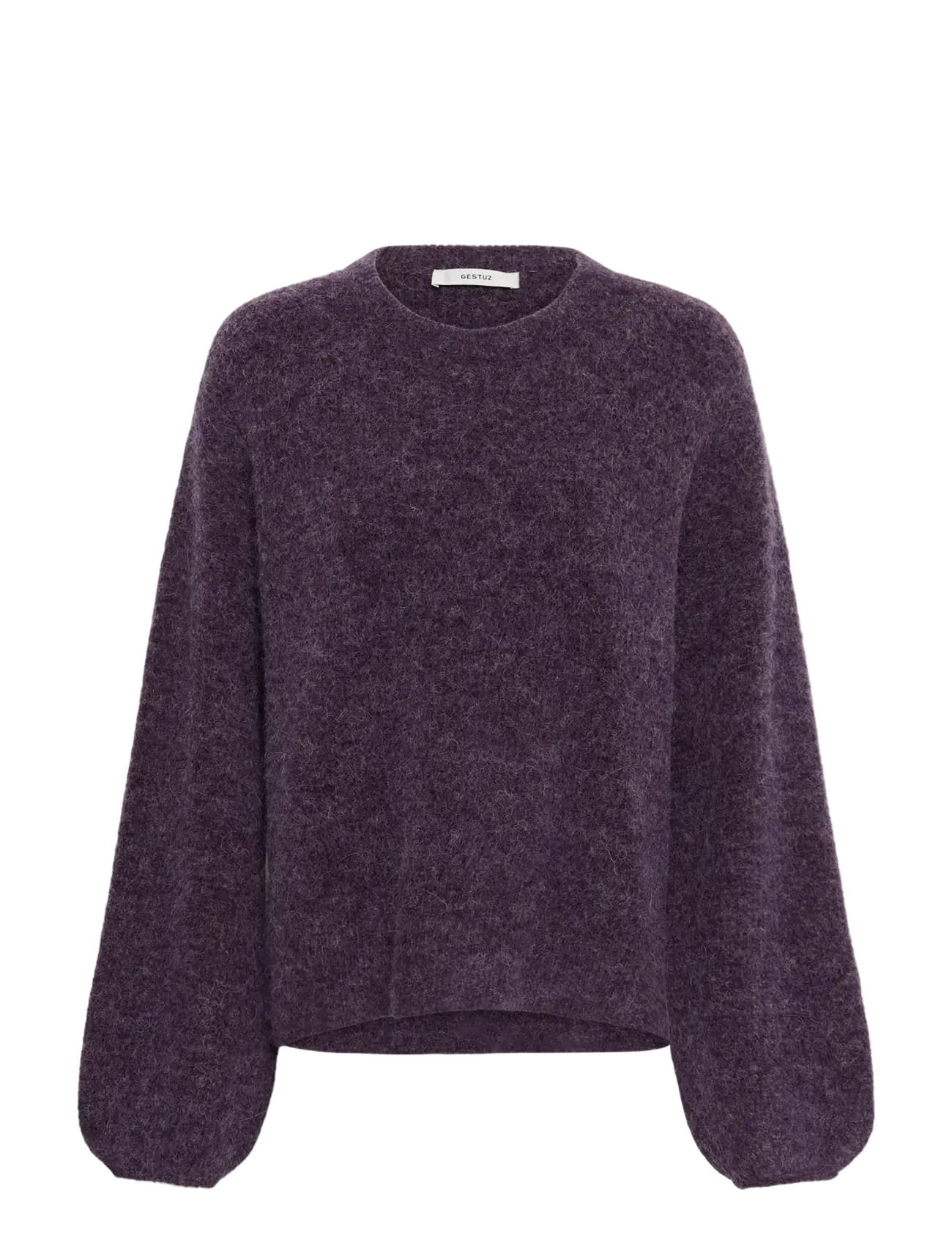Gestuz GZalpha slit pullover - Jumpers - JUNIPER MÉLANGE / purple