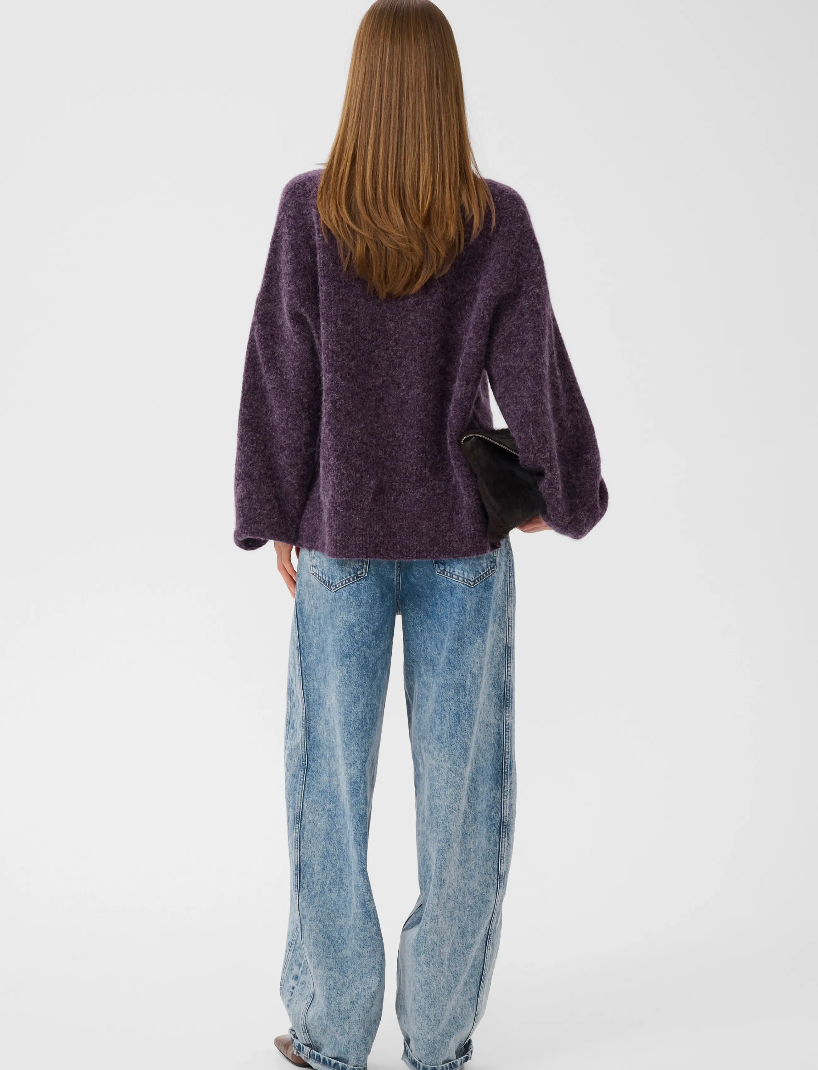Gestuz - GZalpha slit pullover - juniper mÉlange - 4