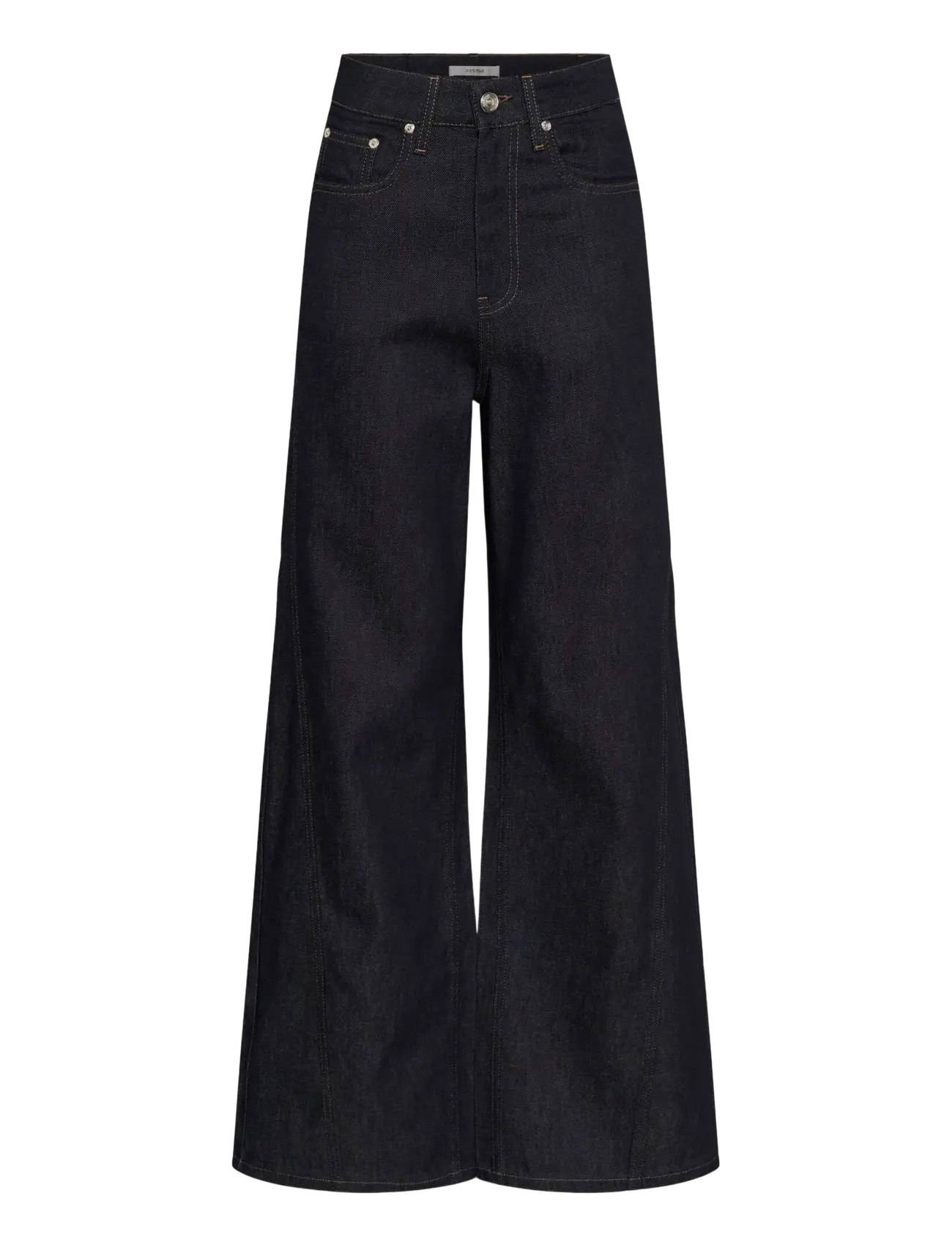 Gestuz GZabina HW wide jeans - Tänavastiil - DARK BLUE UNWASHED / navy