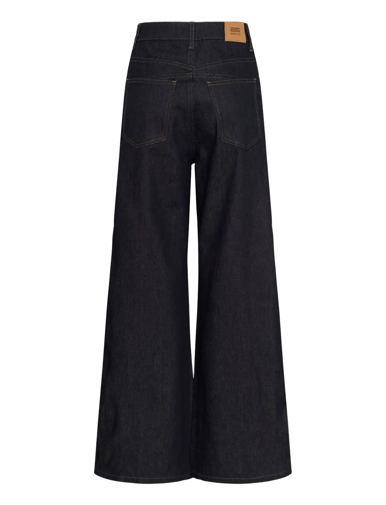 Gestuz - GZabina HW wide jeans - laia säärega teksad - dark blue unwashed - 1