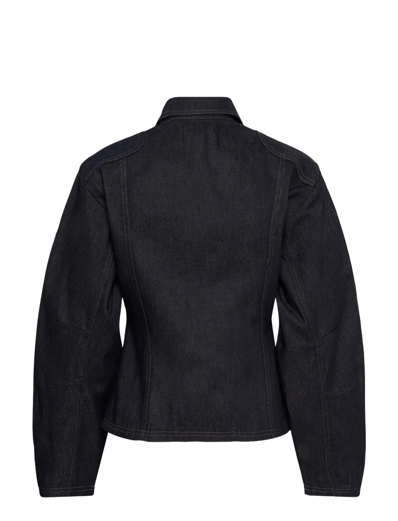 Gestuz - GZabina waisted jacket - teksatagid - dark blue unwashed - 1