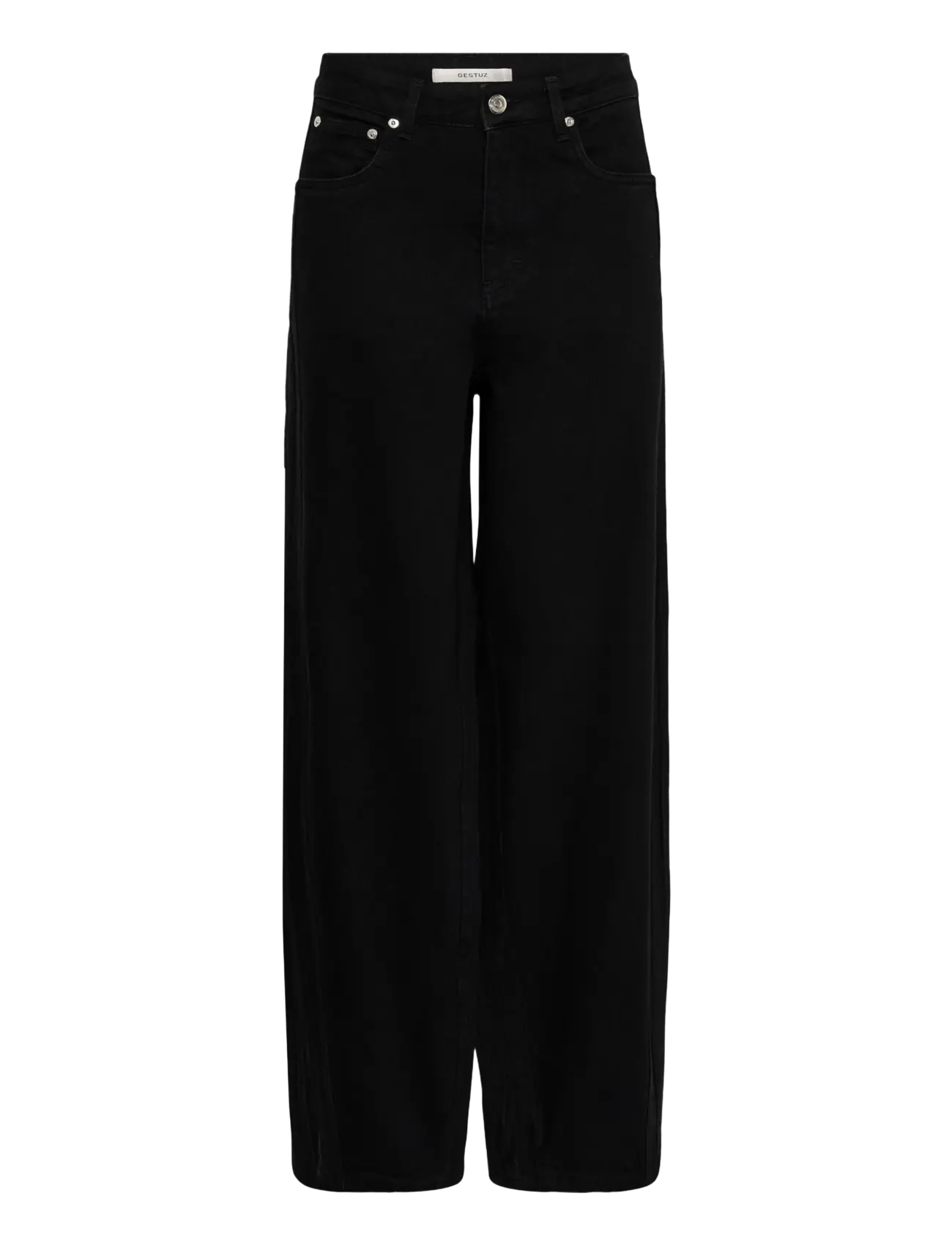Gestuz GZmawi HW ballon jeans - Tapered jeans - BLACK WASHED / black