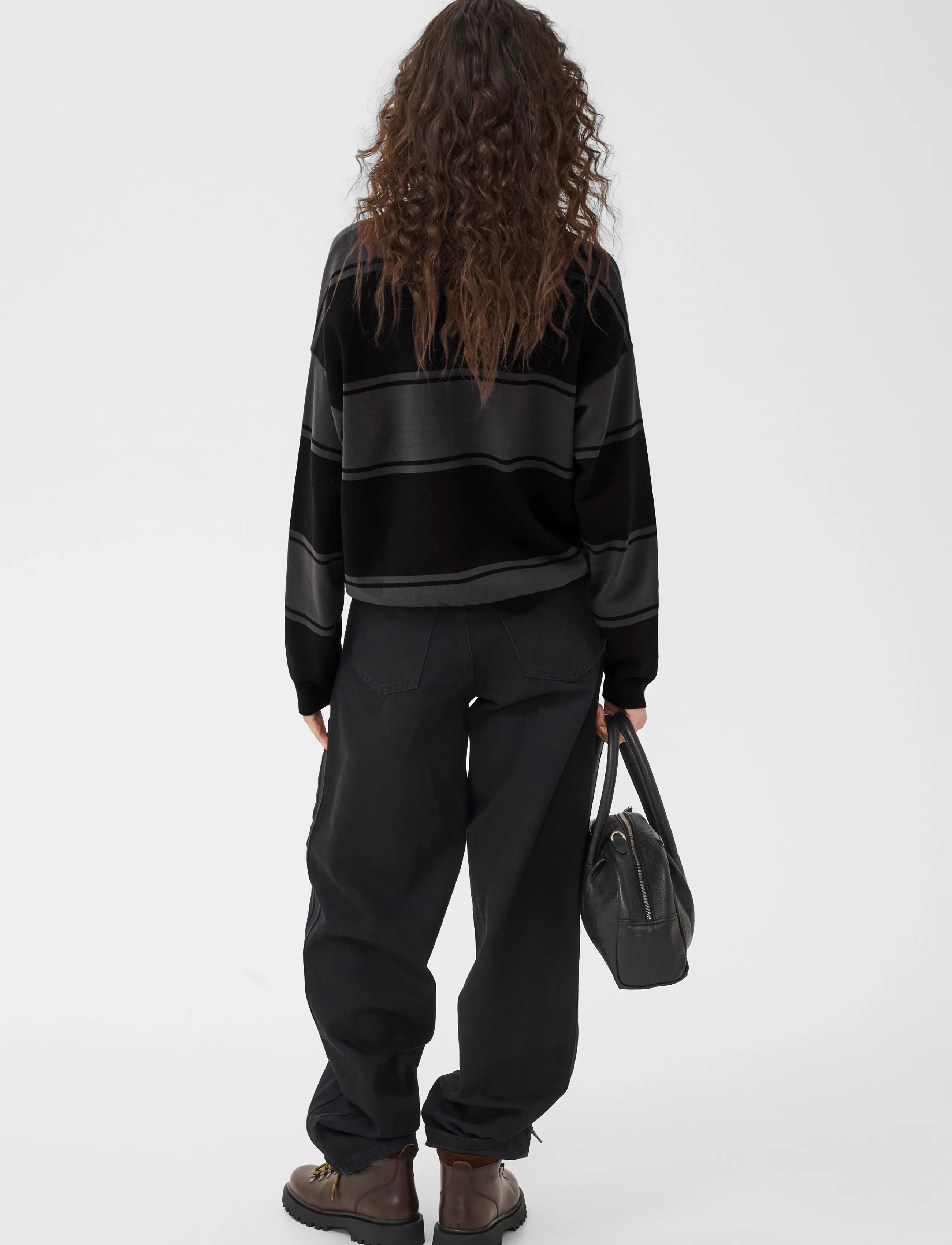 Gestuz - GZmawi HW ballon jeans - barrel jeans - black washed - 4