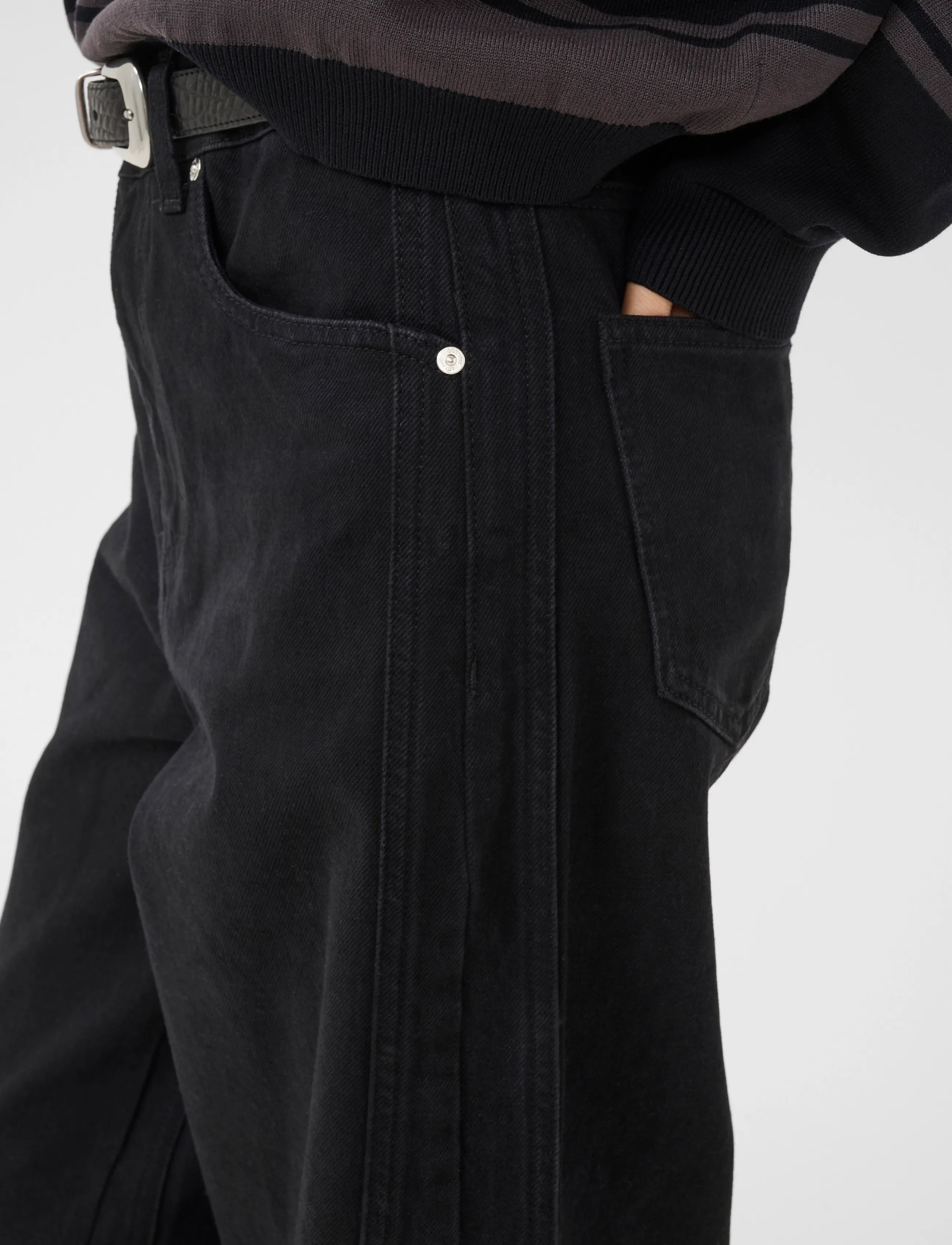 Gestuz - GZmawi HW ballon jeans - barrel jeans - black washed - 5