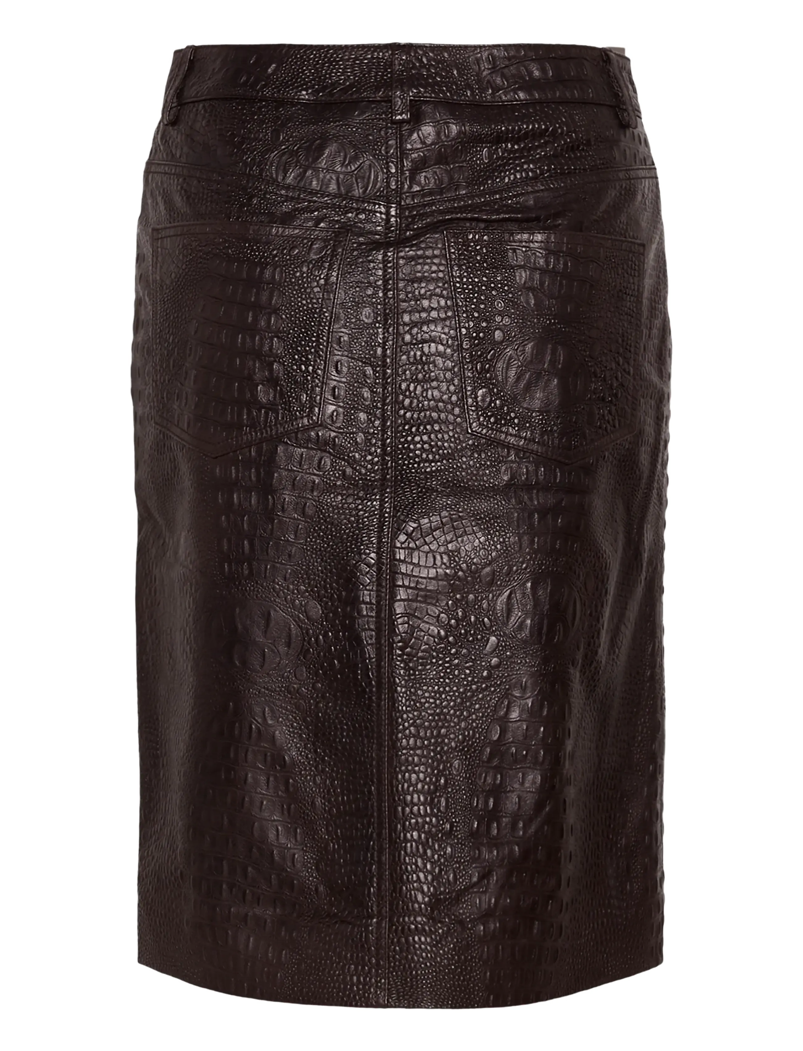 Gestuz - GZtori midi skirt - ganache croco - 1