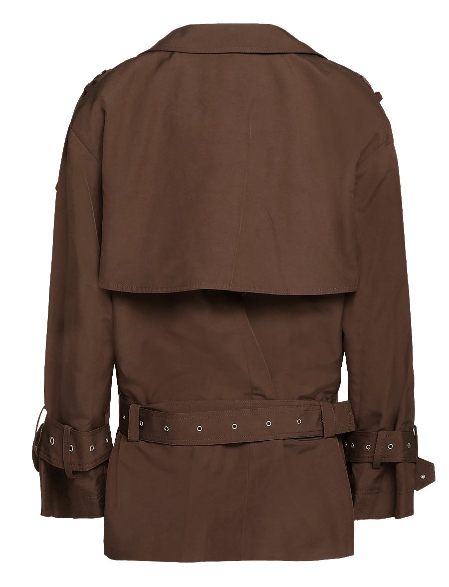 Gestuz - GZcherally short trenchcoat - trenchcoats - slate black - 1