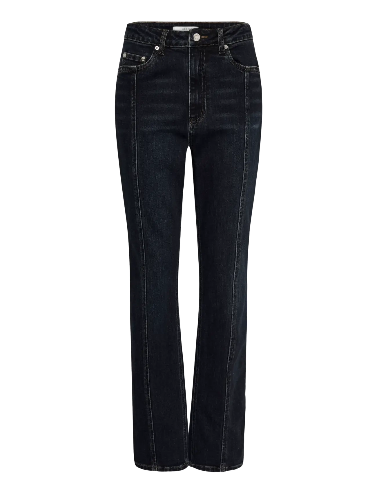 Gestuz GZrosaly HW slim jeans - Tänavastiil - DARK BLUE WASHED / navy