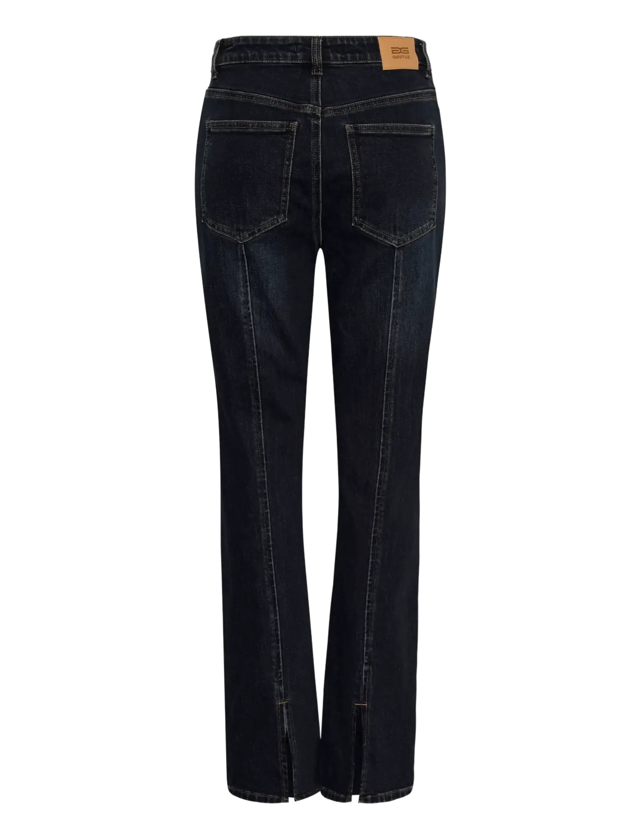 Gestuz - GZrosaly HW slim jeans - kitsad teksad - dark blue washed - 1