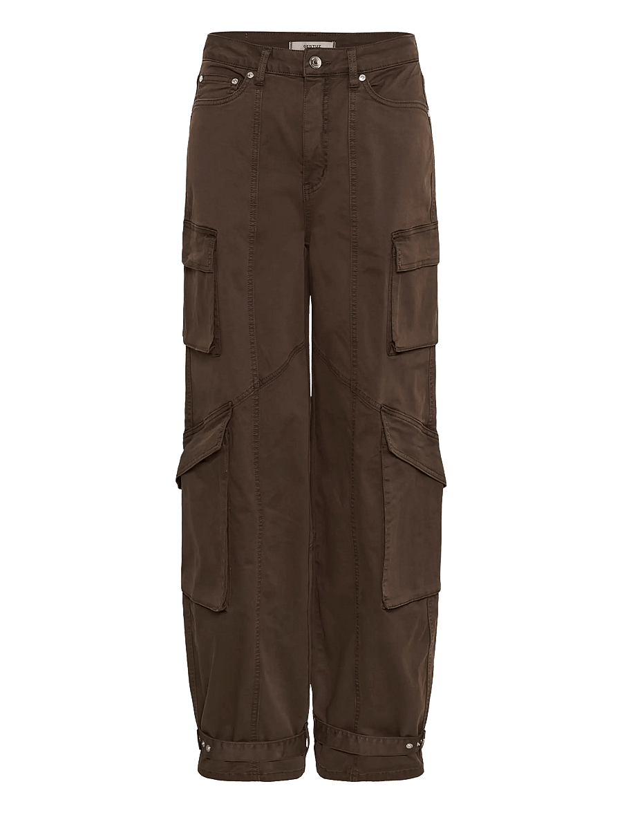 Gestuz - GZcargi HW pants - cargo-püksid - slate black - 0