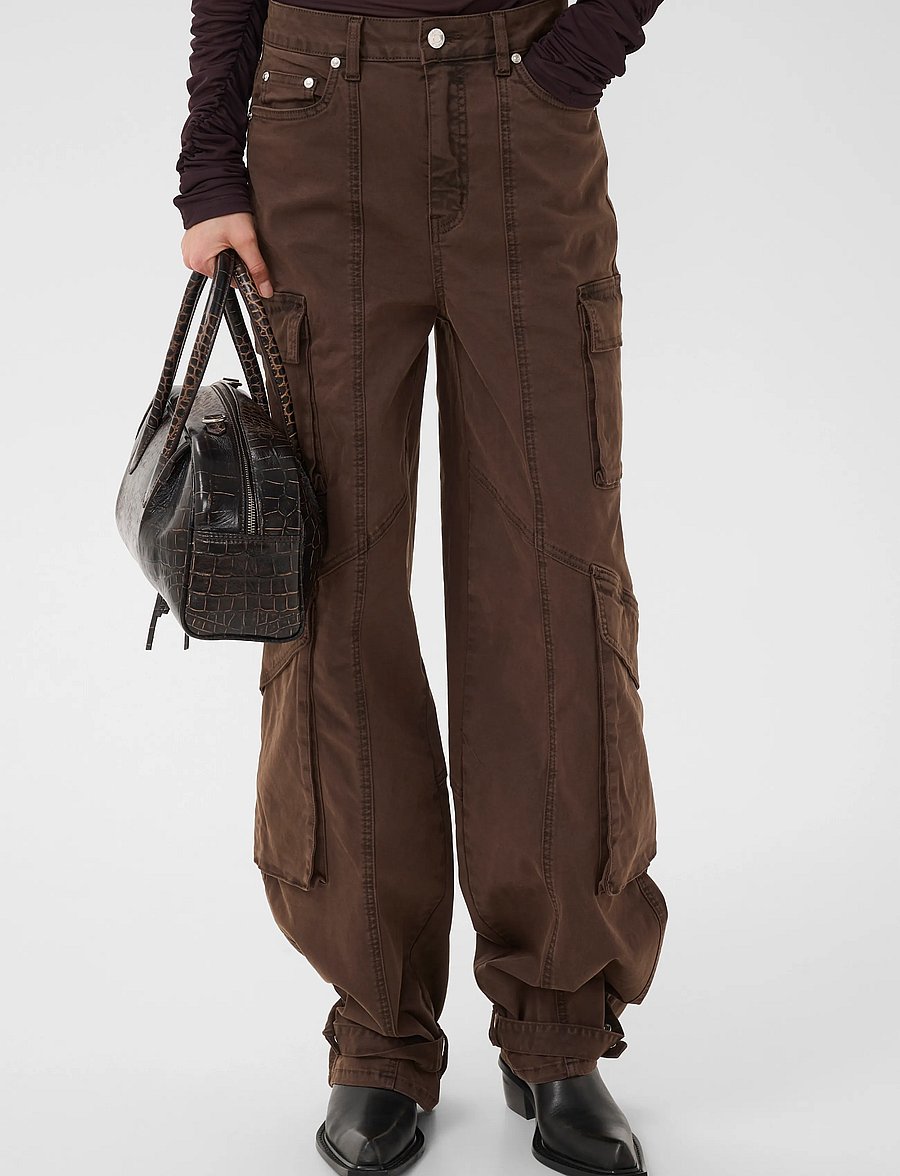Gestuz - GZcargi HW pants - cargo-püksid - slate black - 2