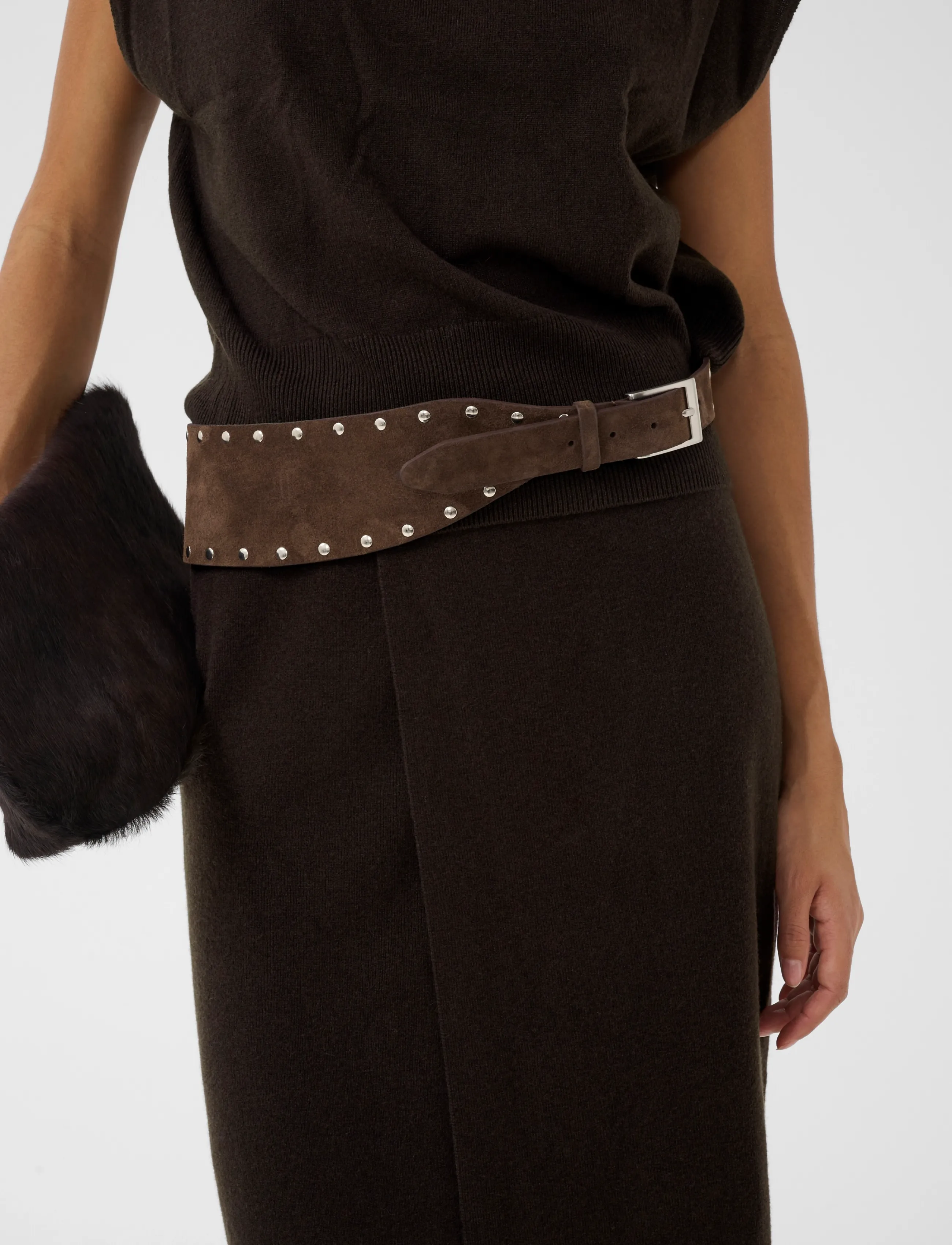 Gestuz - GZsilla belt - leather belts - ganache - 2